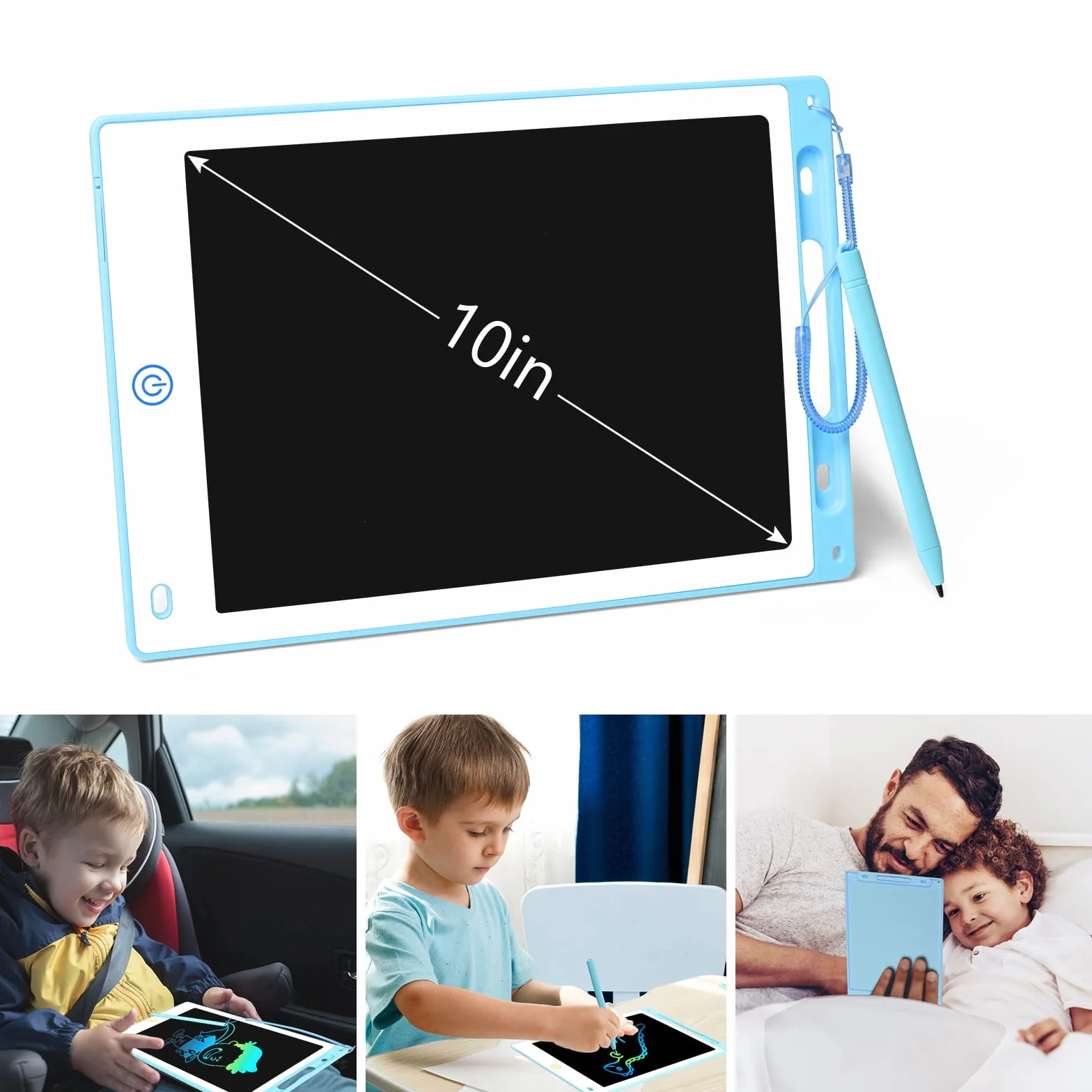 Vicloon Tablet LCD do nauki pisania 10" niebieski