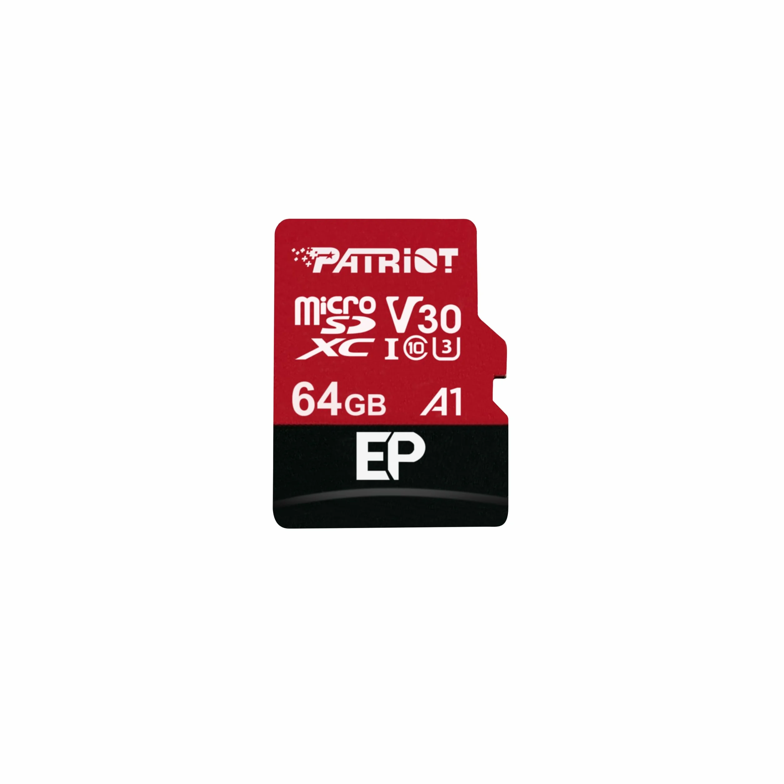 Patriot Memory PEF64GEP31MCX Karta Pamięci Microsd, Czarny/Czerwony, 64 GB