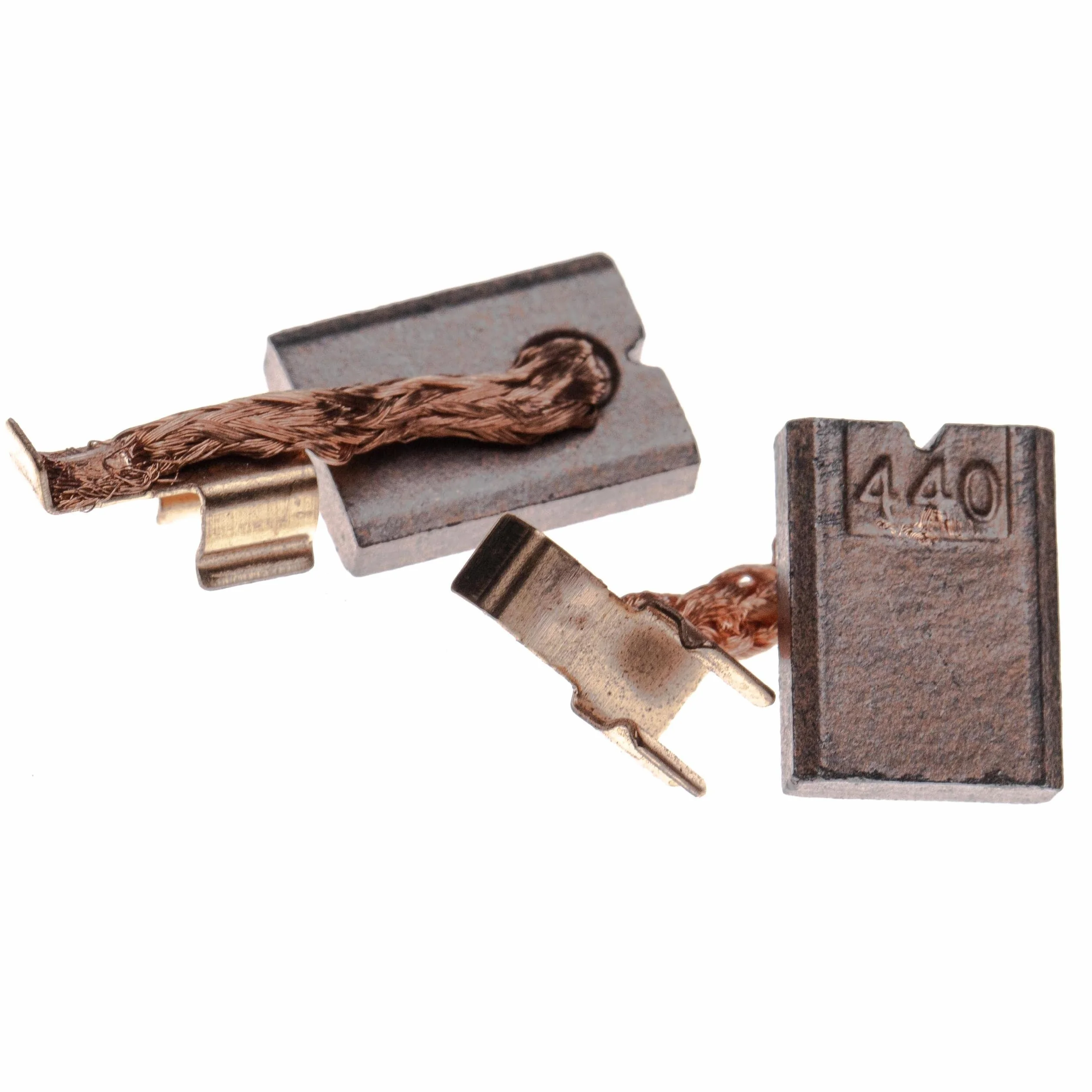 vhbw 2 x szczotka węglowa, węgiel silnikowy, węgiel ścierny 3 x 10 x 13,4 mm zamiennik do Makita 194159-4, 194427-5, CB-436, CB-440, CB-448 narzędzia elektryczne