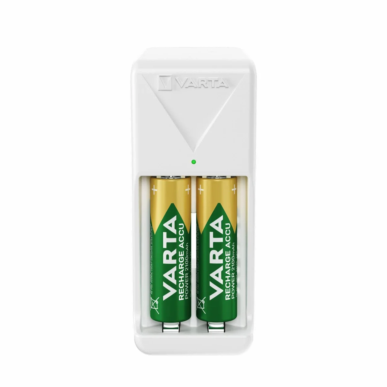Varta MiniładowarkaMiniChargerna2akumulatoryniklowo-metalowo-wodorkowe(NiMH) AA,AAA(wtym2xakumulatorAAA800mAh),wtyczkaUE