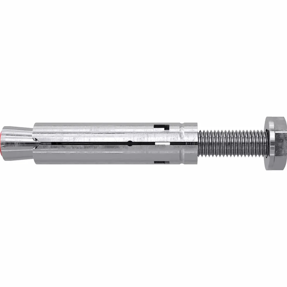 Fischer 71253 Tasselli in Acciaio Con Testa Esagonale, Diametro Tassello Pz kołki stalowe TA M 8 ze śrubą sześciokątną, średnica kołka 10 mm, 8 sztuk, stal ocynkowana, M8 + Vite
