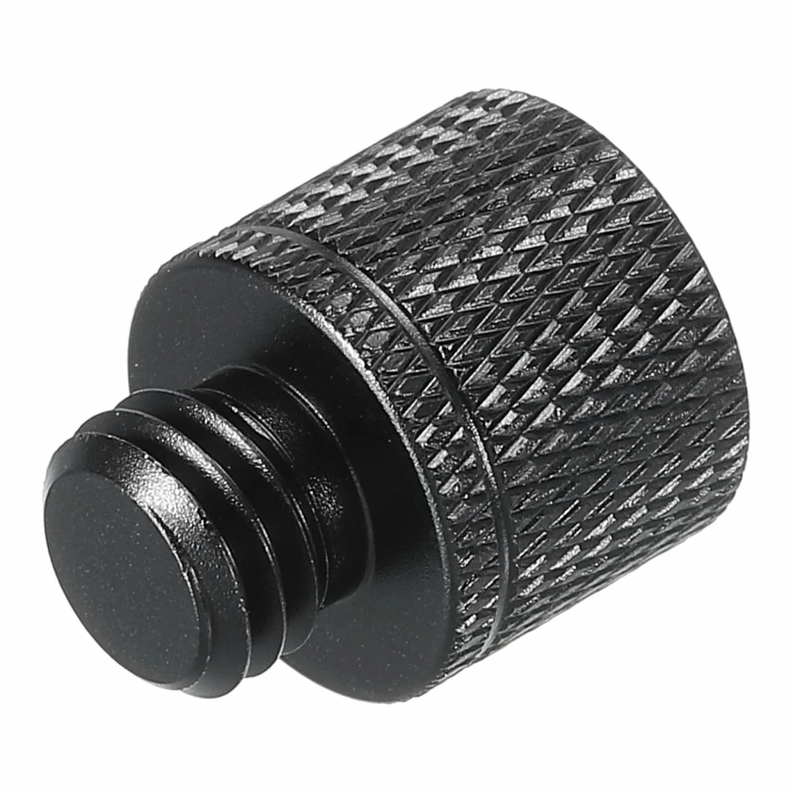 Adapter z mikrofonem do statywu 1/4 żeński do M10 męski gwintowany czarny