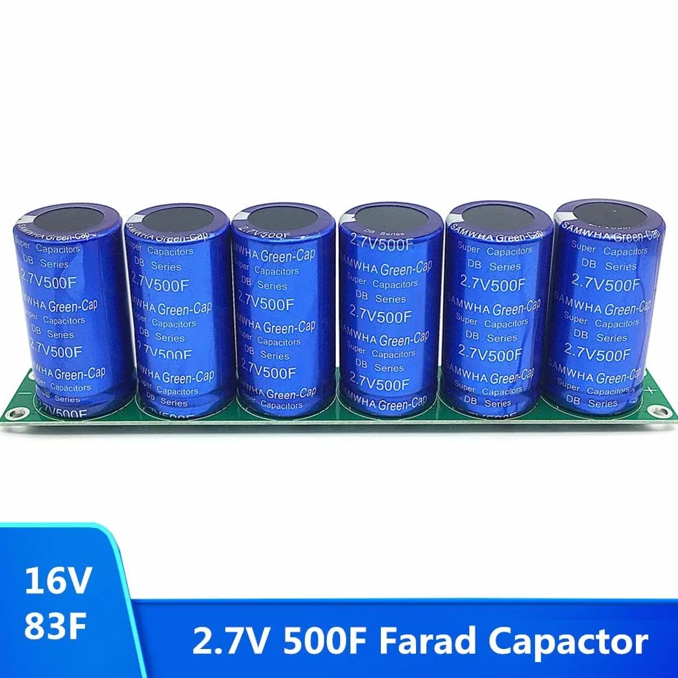 Super Farad Capacitor 16V 83F Low ESR Kondensator do rozrusznika samochodu (6 sztuk)