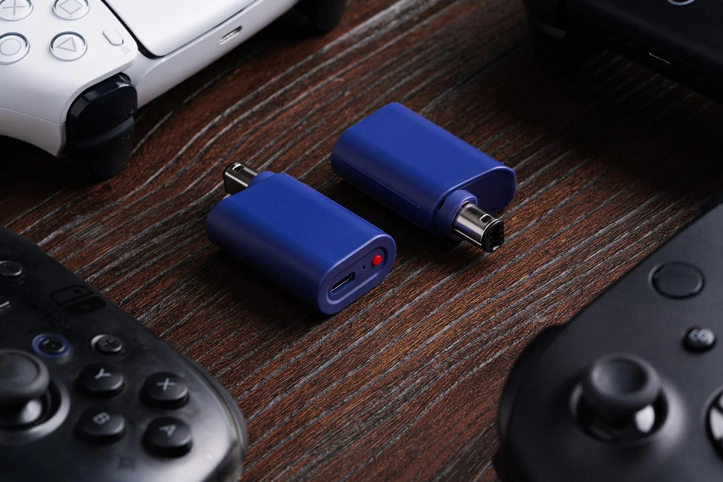 8BitDo Odbiornik retro Bluetooth do NGC, Wii i Windows, kompatybilny z kontrolerem Xbox, kontrolerem Bluetooth Xbox One, Switch Pro i kontrolerem PS5/PS4