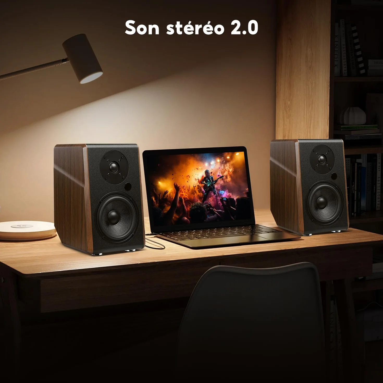 AIYIMA S700 2.0 aktywne głośniki regałowe 100 W monitor studyjny 5,25" Bluetooth 5.0 HDMI ARC HiFi