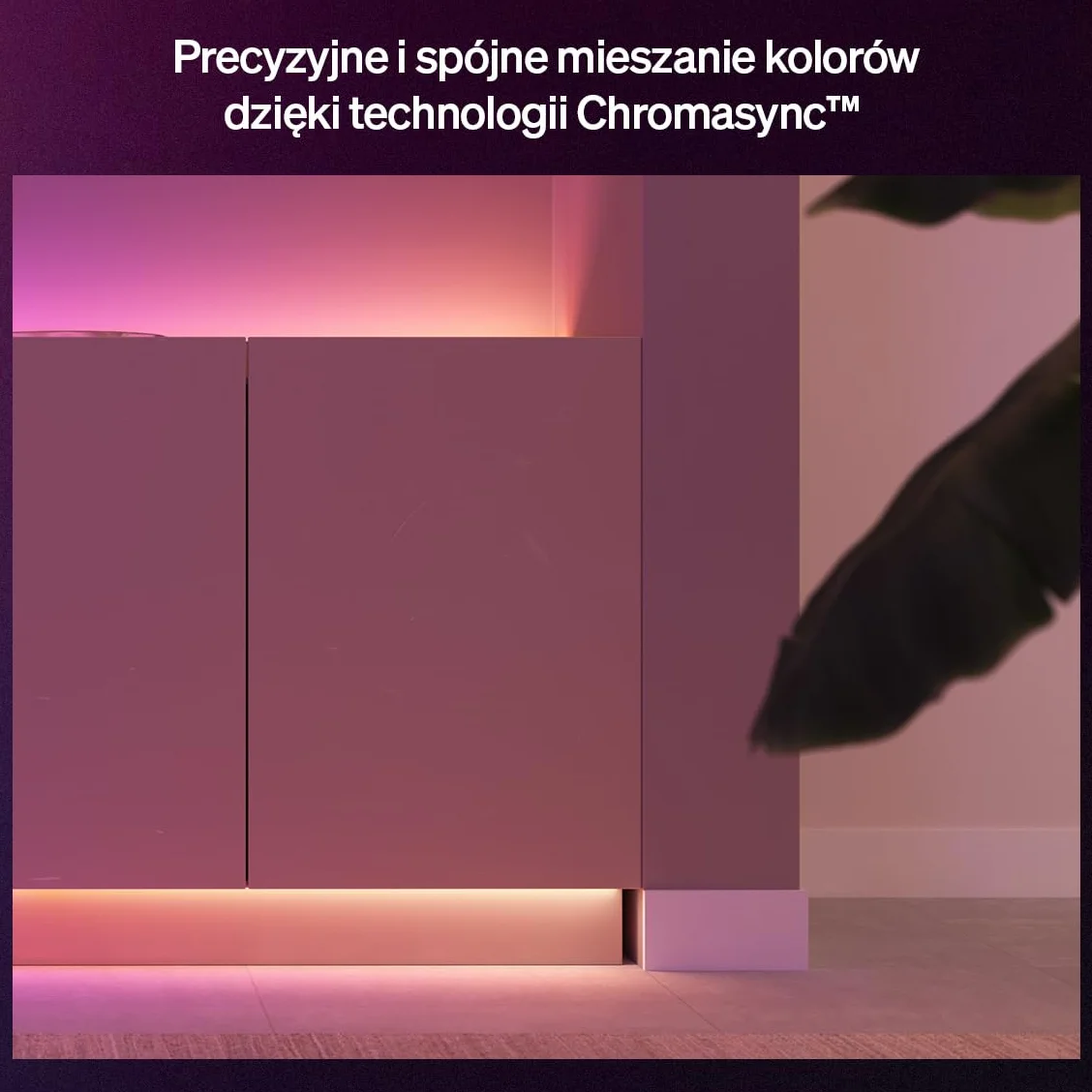 Philips Hue Flux 3 m LED, 1200 lm, żywe kolory i atmosfera, elastyczna, Chromasync™, RGBWWIC, przycinanie i przedłużanie, sterowanie aplikacją i głosem, do wnętrz.