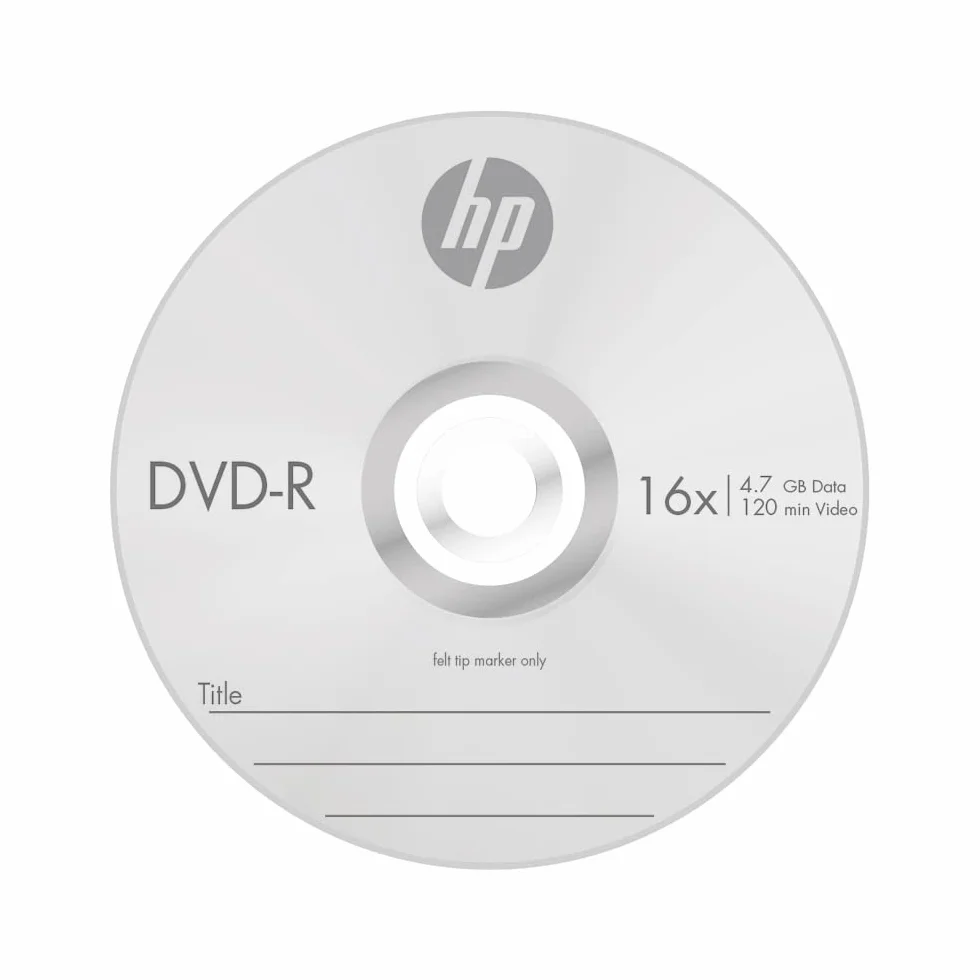 DVD-R HP 4,7 GB (120 min) 16x 50-spindle bulk