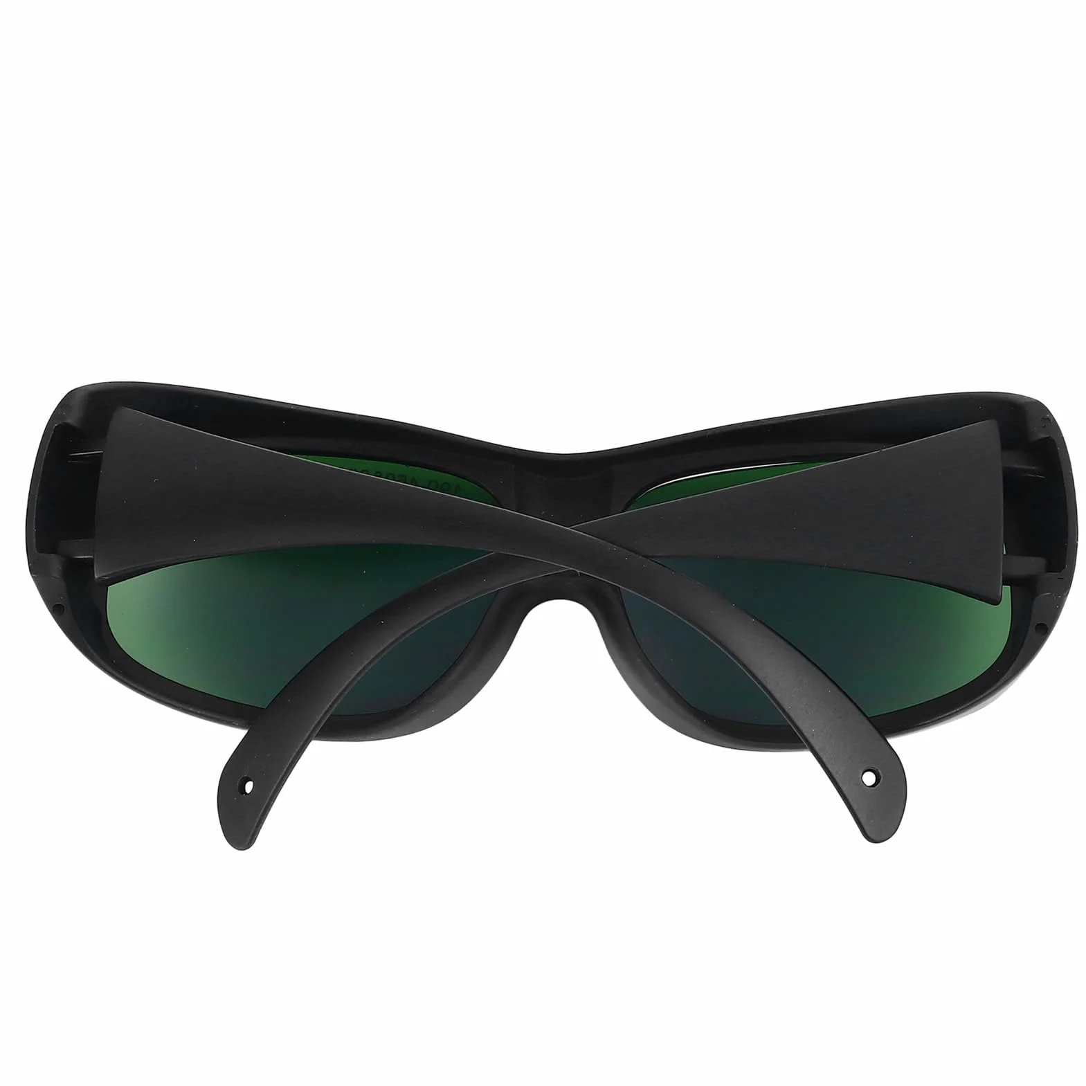 Qqmora Laserowe Okulary Ochronne 1064nm Wysoka przepuszczalność Antylaserowa Ochrona Oczu dla Urządzenia OPT Beauty TR90 Materiał Czarna Ramka Zielona Soczewka OD4, do Zabiegów Upiększających