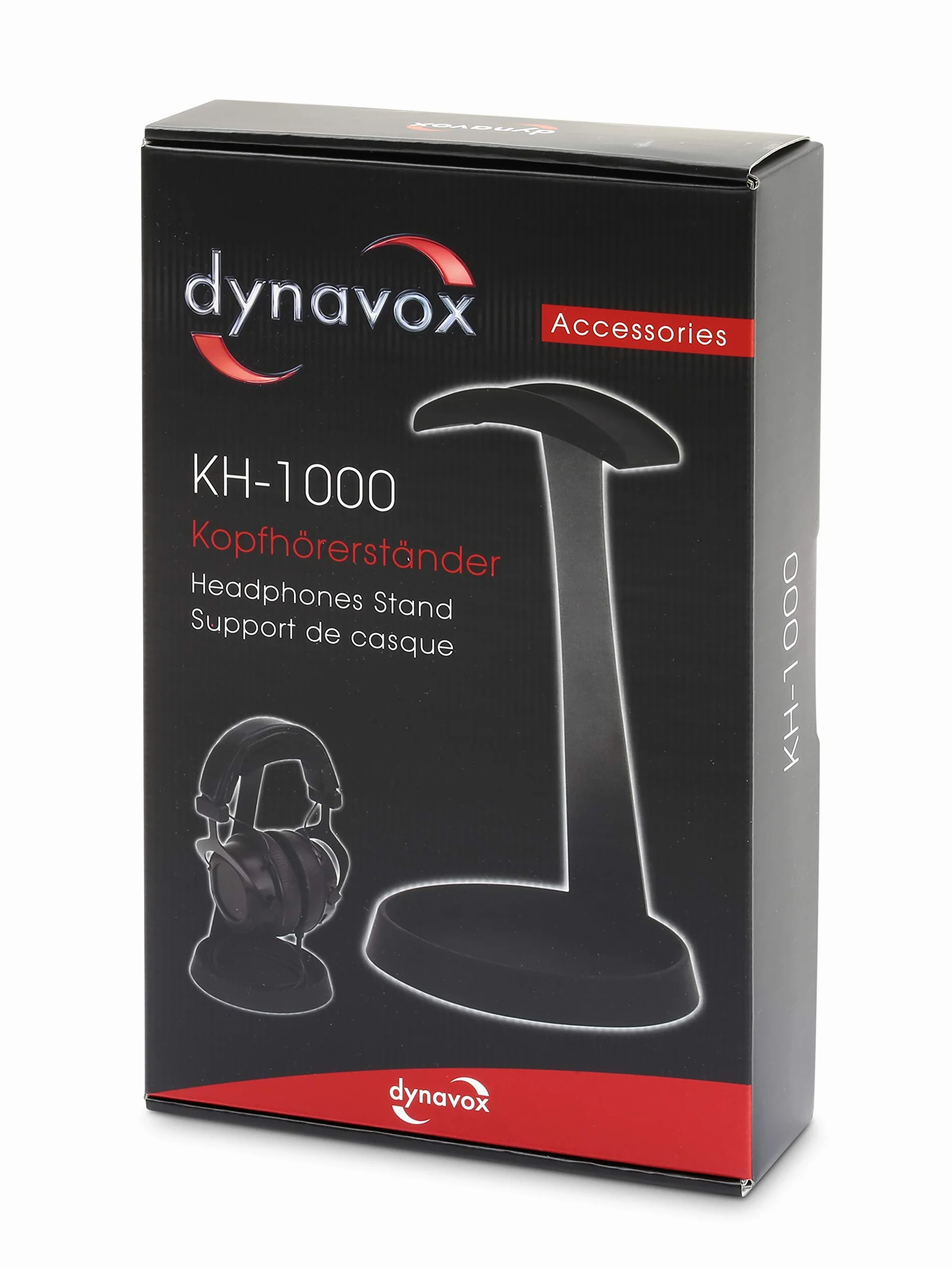 Dynavox Stojak na słuchawki KH-1000 metalowy uchwyt uniwersalny czarny