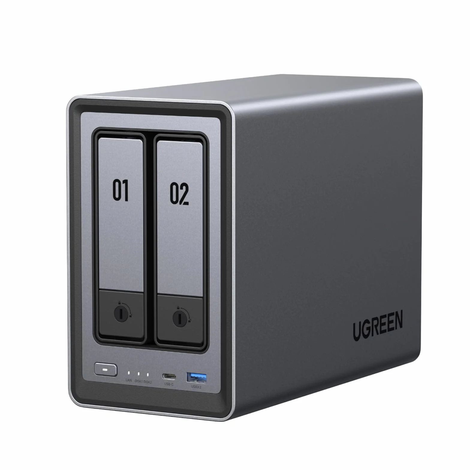 UGREEN NASync DXP2800 2-bay NAS Intel N100 8GB DDR5 2.5GbE M.2 NVMe HDMI 4K