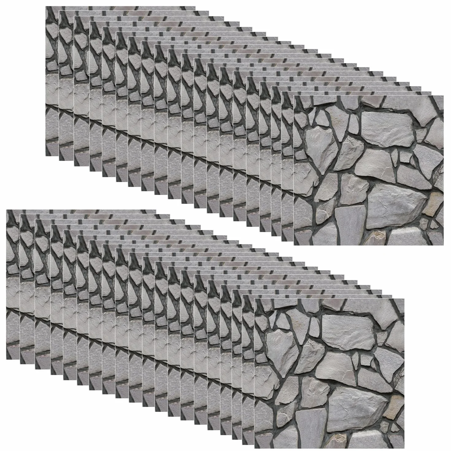 40 sztuk paneli ściennych 3D o wyglądzie kamienia, samoprzylepne, 30 × 30 cm, panele ścienne z płyt z tworzywa sztucznego, wodoodporne tapety z cegły PCW, do wnętrz, na zewnątrz, do pomieszczeń