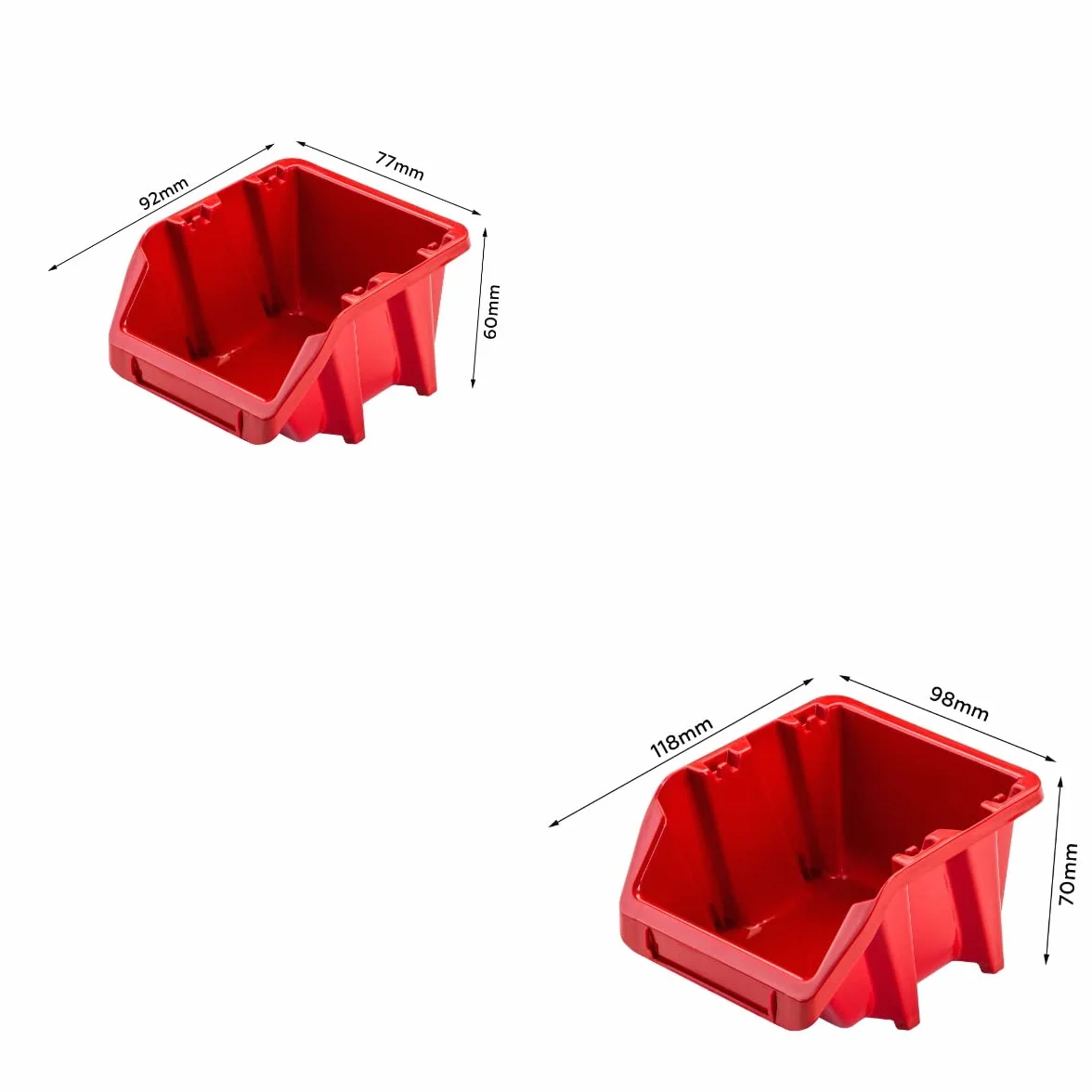 System magazynowy regał warsztatowy | 230 x 78 cm | 52 szt. pudełko | regał ścienny z uchwytami narzędziowymi i pojemnikami do układania - płyty ścienne ekstra mocny regał magazynowy regał garażowy