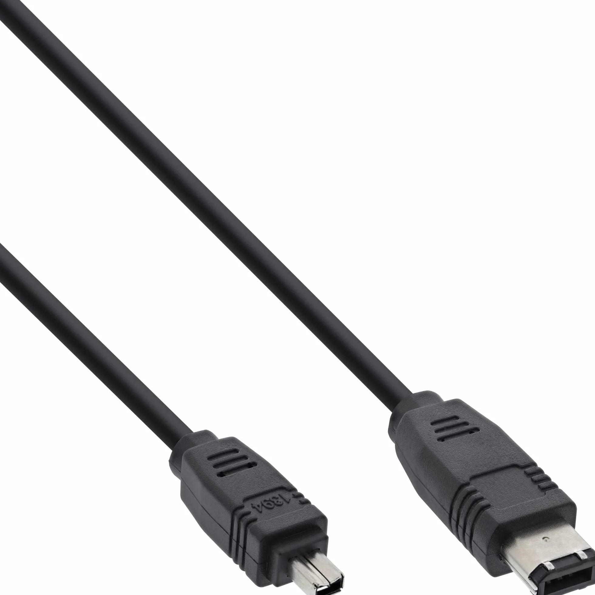 InLine Przewód FireWire IEEE1394 4-pin na 6-pin 1.8m Czarny