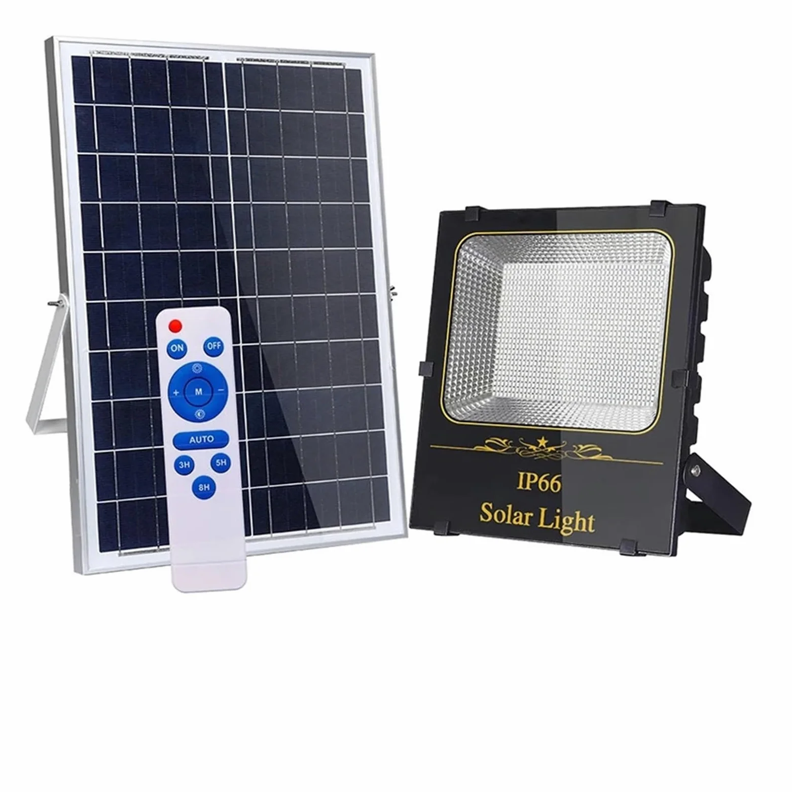 Lampa solarna zewnętrzna, 2000W LED lampa halonowa Street Wall Solar LED lampa słoneczna zewnętrzny wodoodporny do ścieżki ogrodowej reflektor krajobrazowy