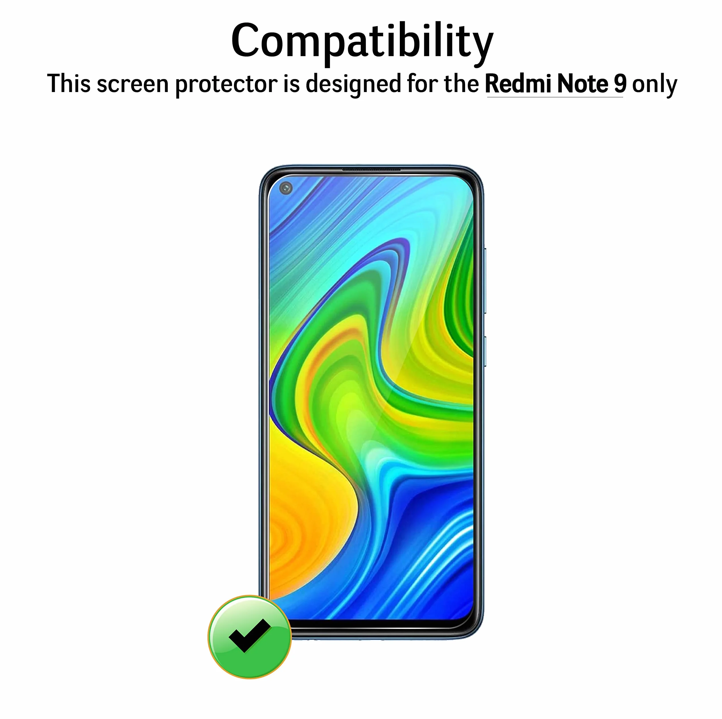 Ochraniacz ekranu szkło hartowane do Xiaomi Redmi Note 9 3 sztuki