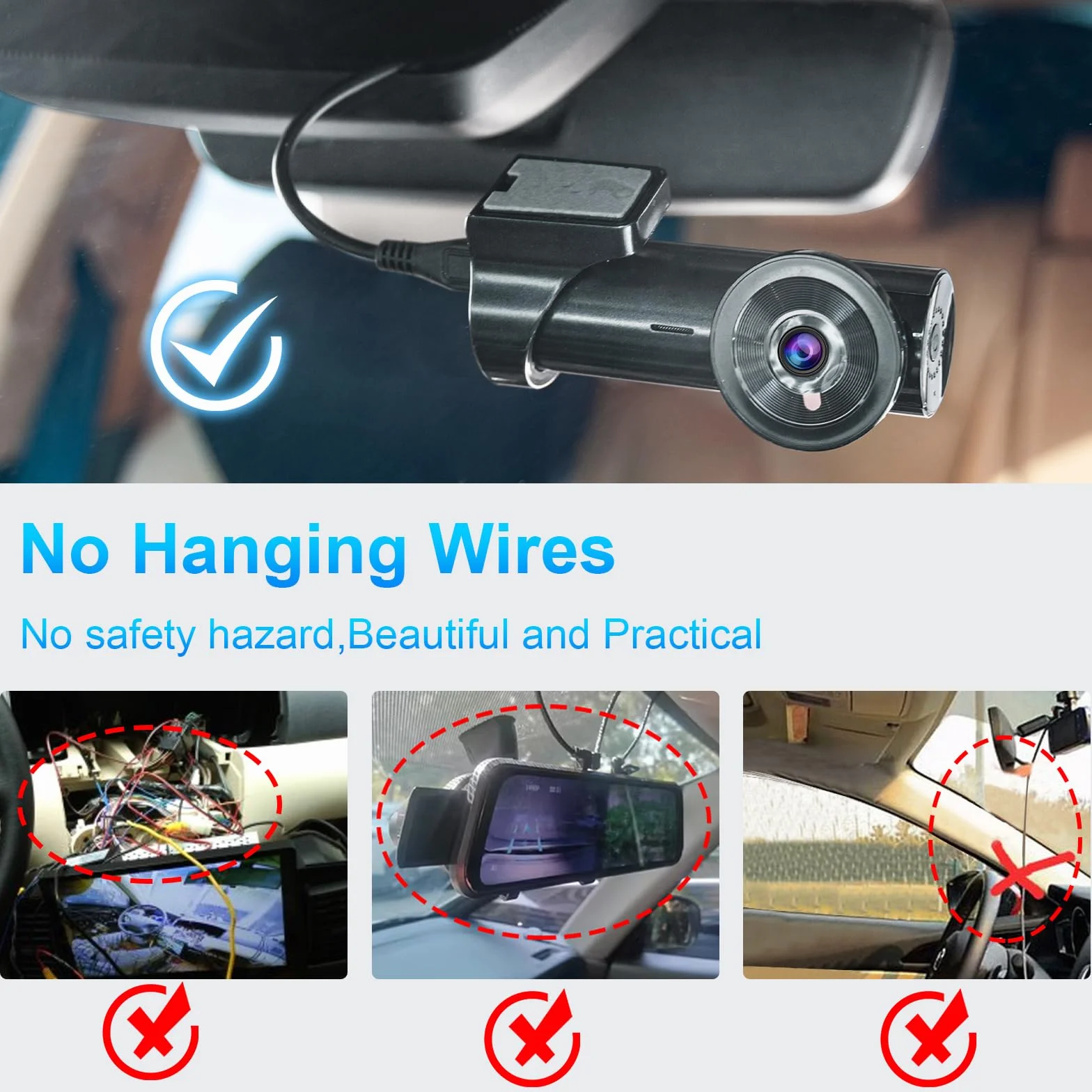 Mazda Dashcam Power Adapter 10 Pin Model A for CX3 CX5 CX9 CX30 CX50 MX30 Auto-Dimming Rearview Mirror