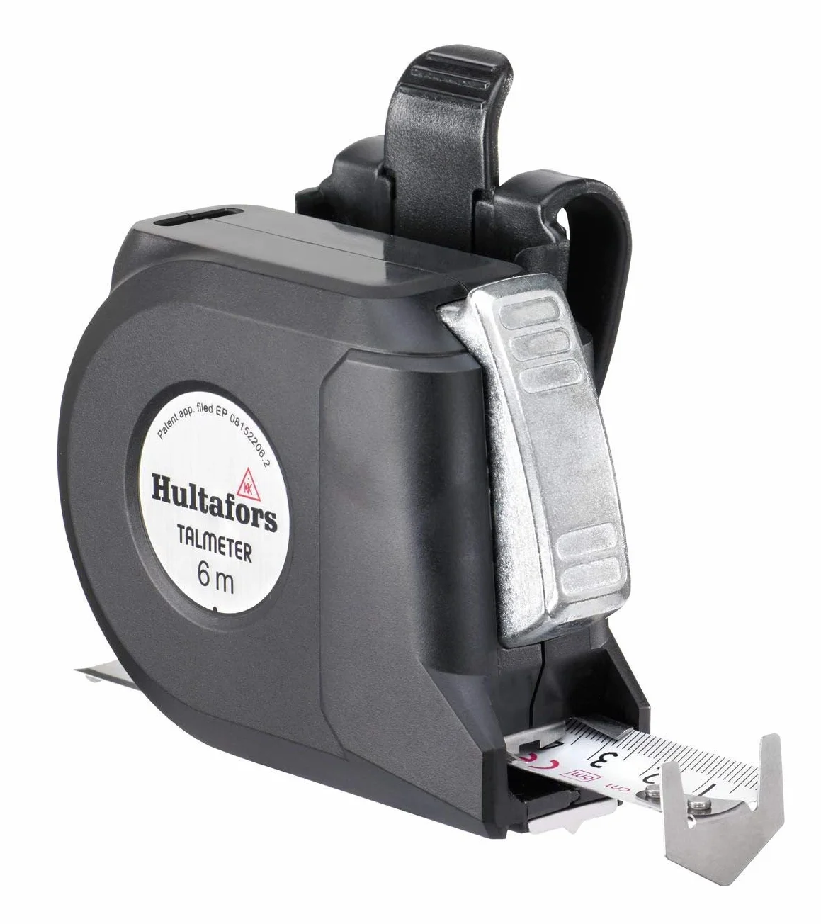 Miara zwijana kieszonkowa Talmeter 6m x 25mm biała Hultafors