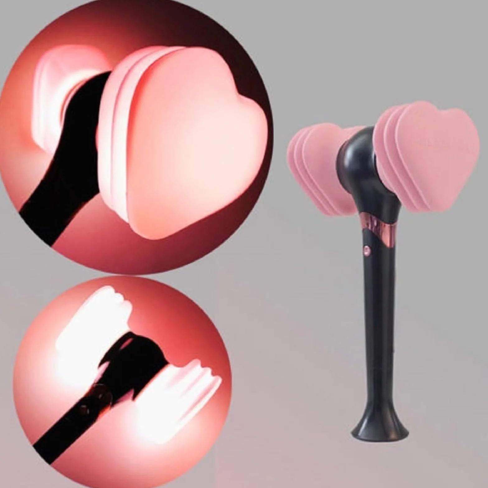 Générique Lightstick Lampa koncertowa LED czarna róża kij światło koncertowe młotek Hiphop LED Koncert Light Stick
