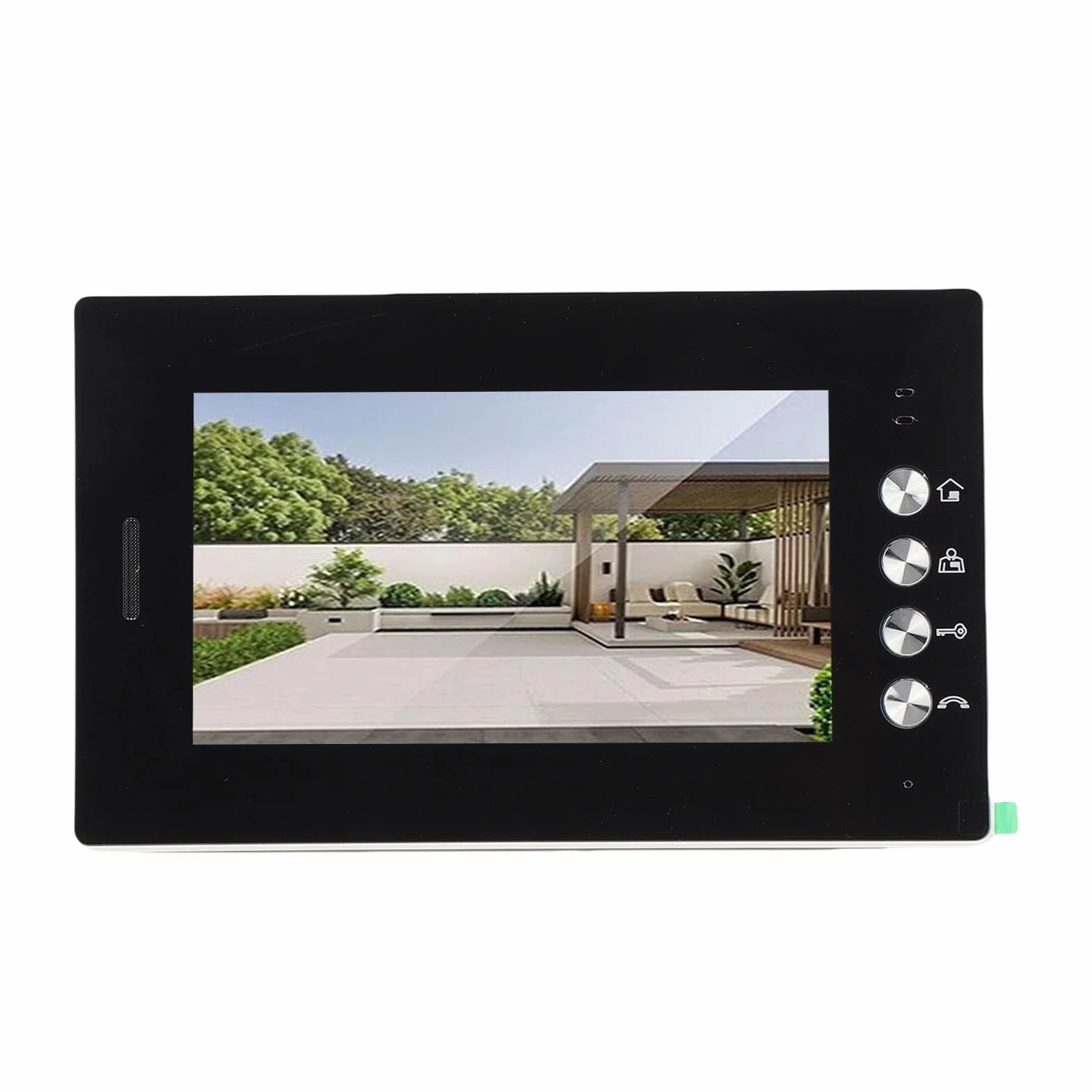 Dpofirs HD Przewodowy System Domofonów Wideo, Szerokie Kąt Kątowy 120 ° Połączowy Telefon Wideo, Wbudowany Adapter Zasilający 6 Karty (wtyczka UE)