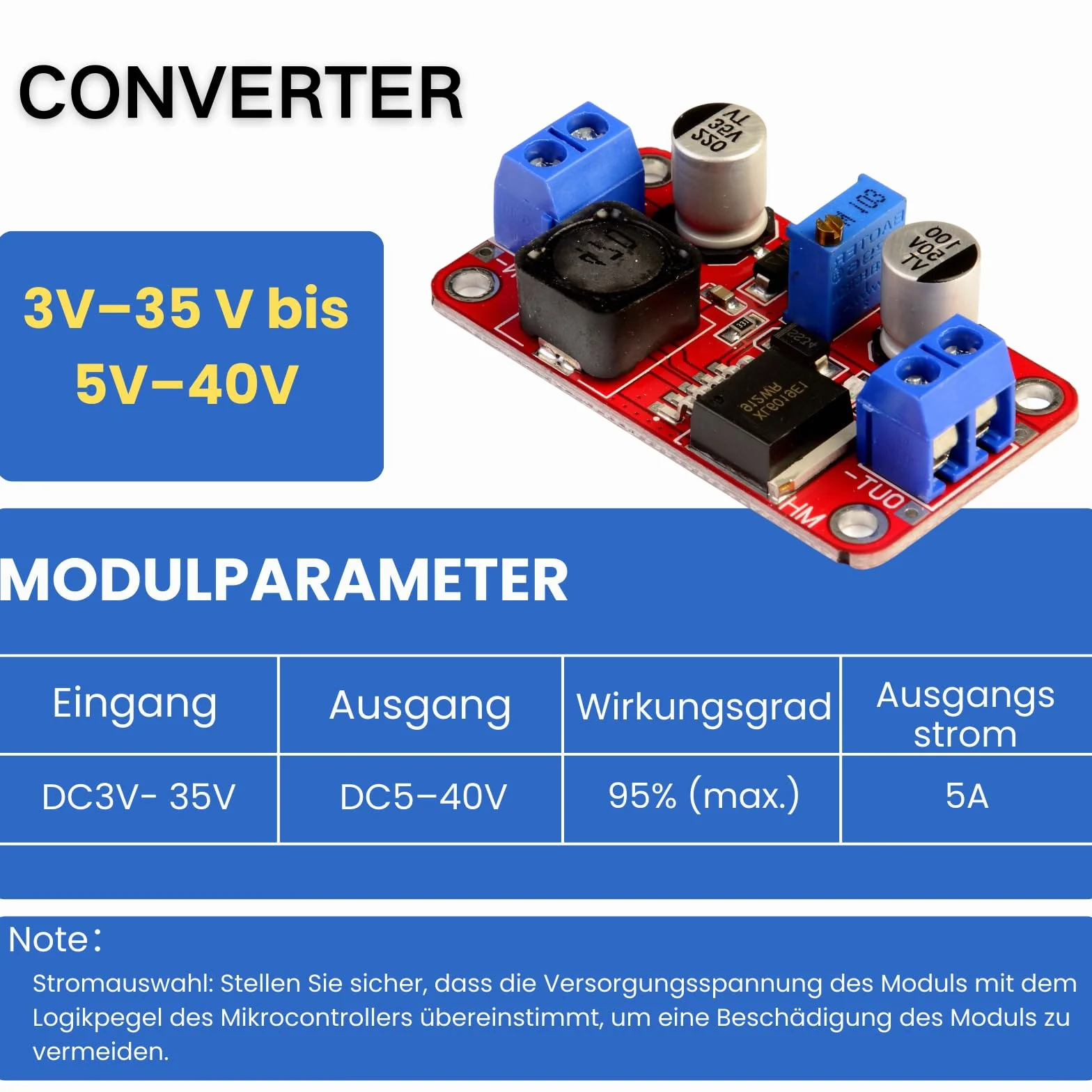 DC Step Up Converter 3 V-35 V na 5 V-40 V Regulowane Napięcie Wyjściowe Boost Converter Adapter Zasilacza Sieciowego Moduł (3 Sztuki)