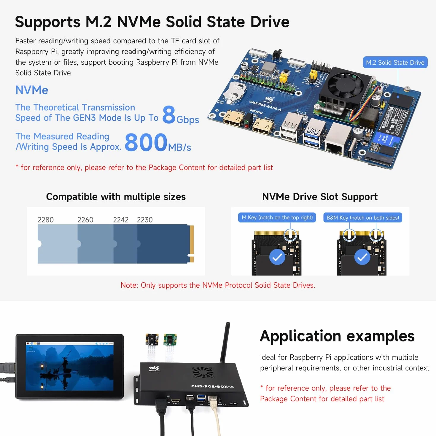 Waveshare Compute Module 5 IO Board dla Raspberry Pi CM5 z PoE i Zasilaczem