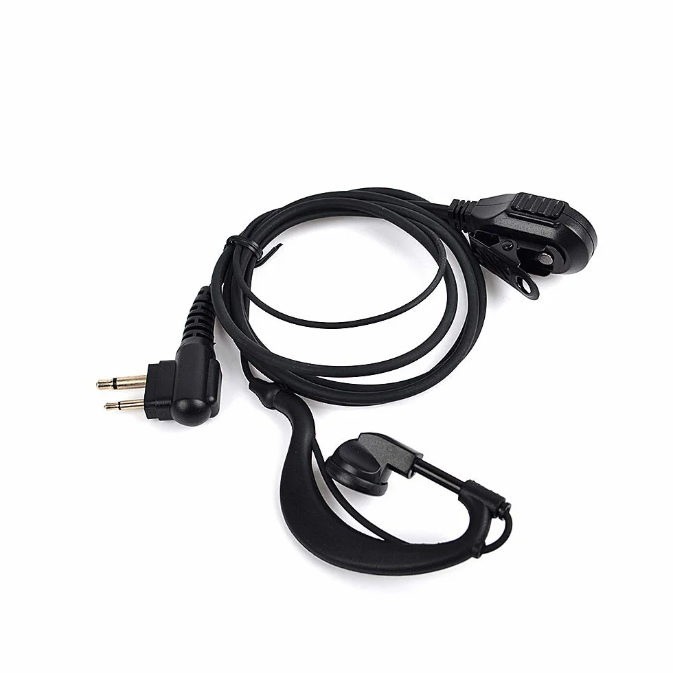 Słuchawki douszne HYS G Form Security Headset PPT Mic kompatybilne z Motorola CP040 DP1400 GP68 GP88 GP300 CT150 Pro1150 Hyera Midland
