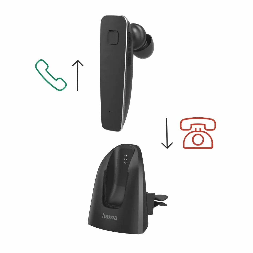 Hama Zestaw słuchawkowy Bluetooth MyVoice2100 Mono Headset 5.0 akumulator 80 h bezprzewodowy