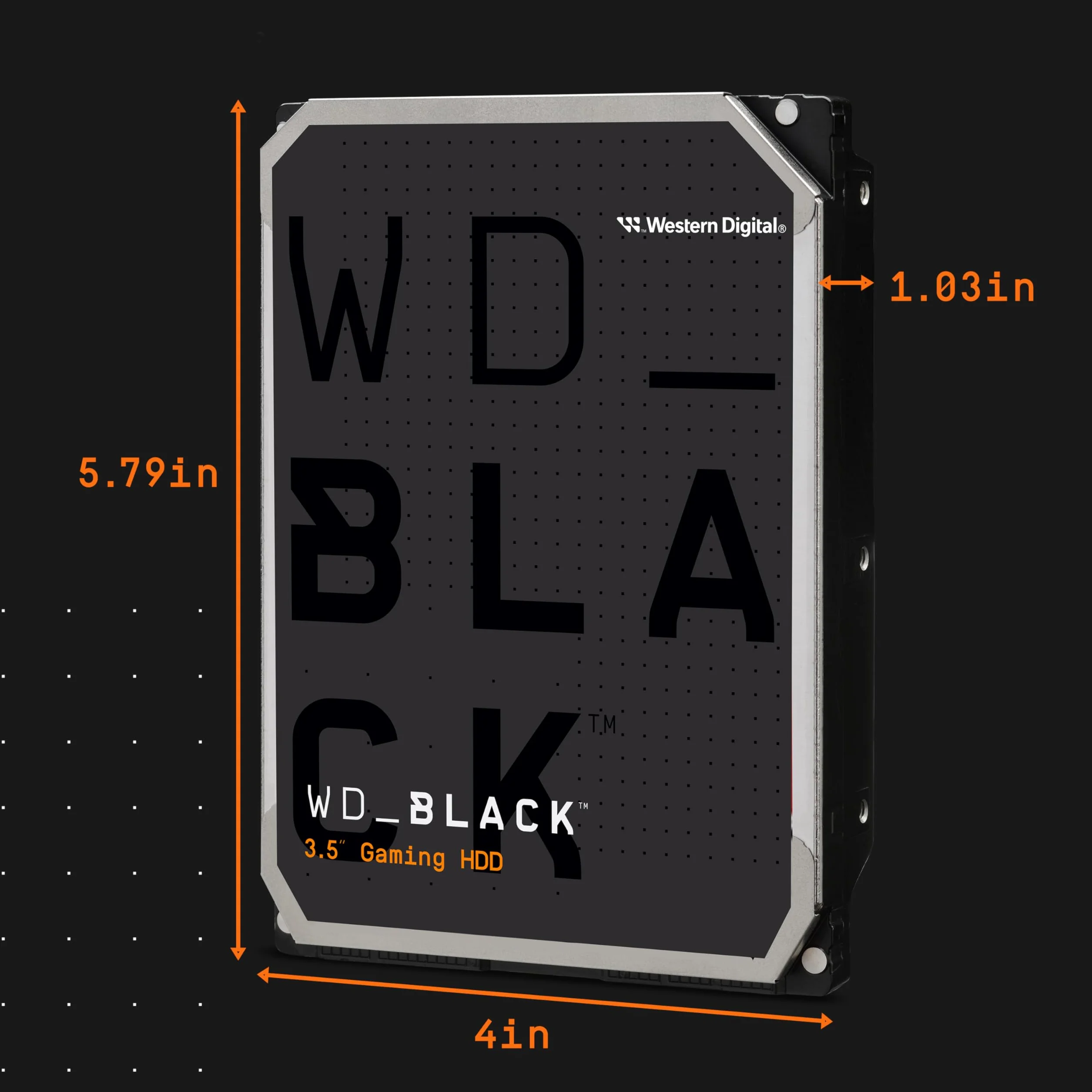 WD_BLACK 8TB 3.5" dysk twardy gamingowy wewnętrzny 7200 RPM SATA 6 Gb/s 256 MB
