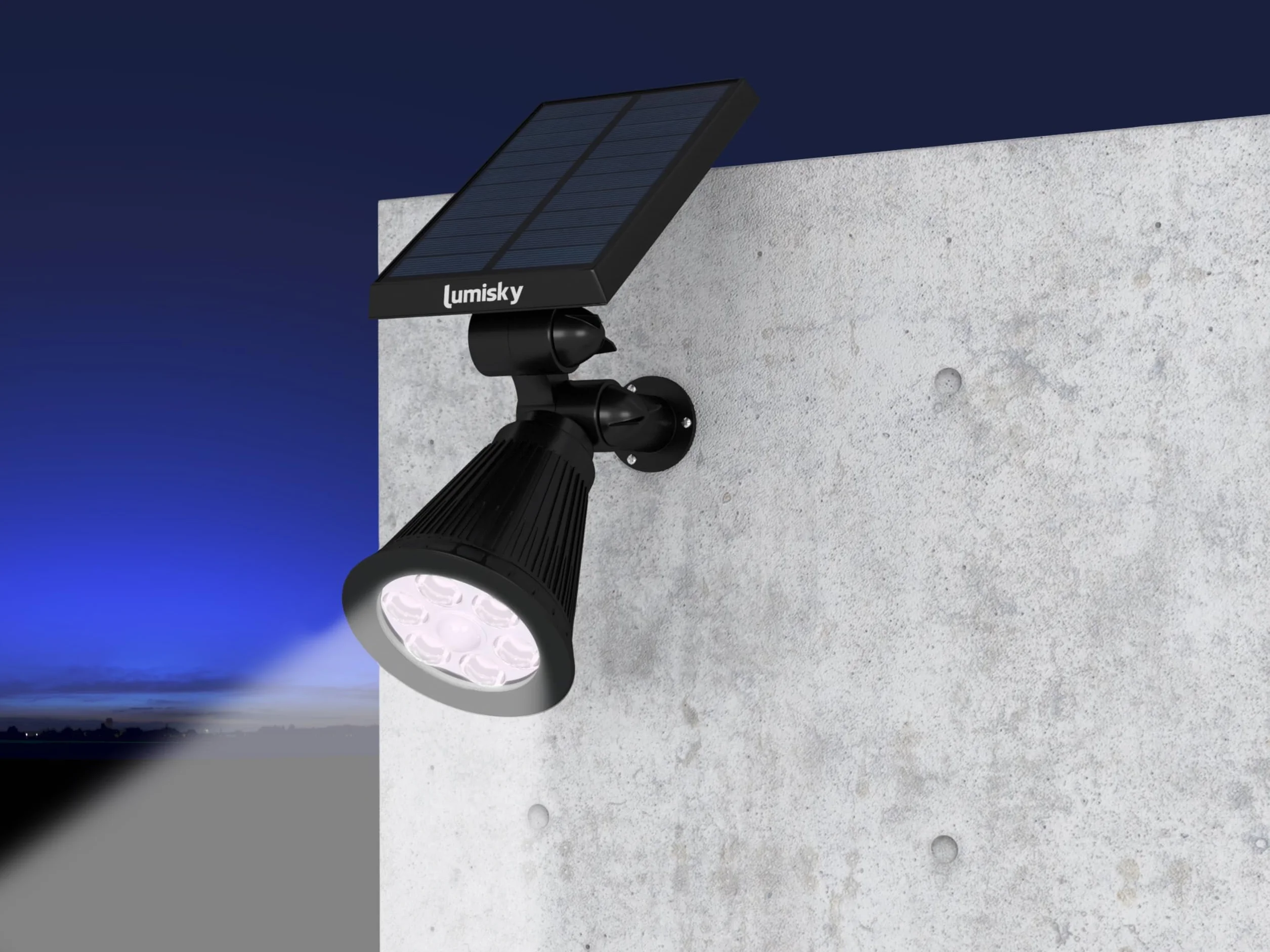 Lumisky Projektor solarny 2 w 1, 100 lm, Spiky W34