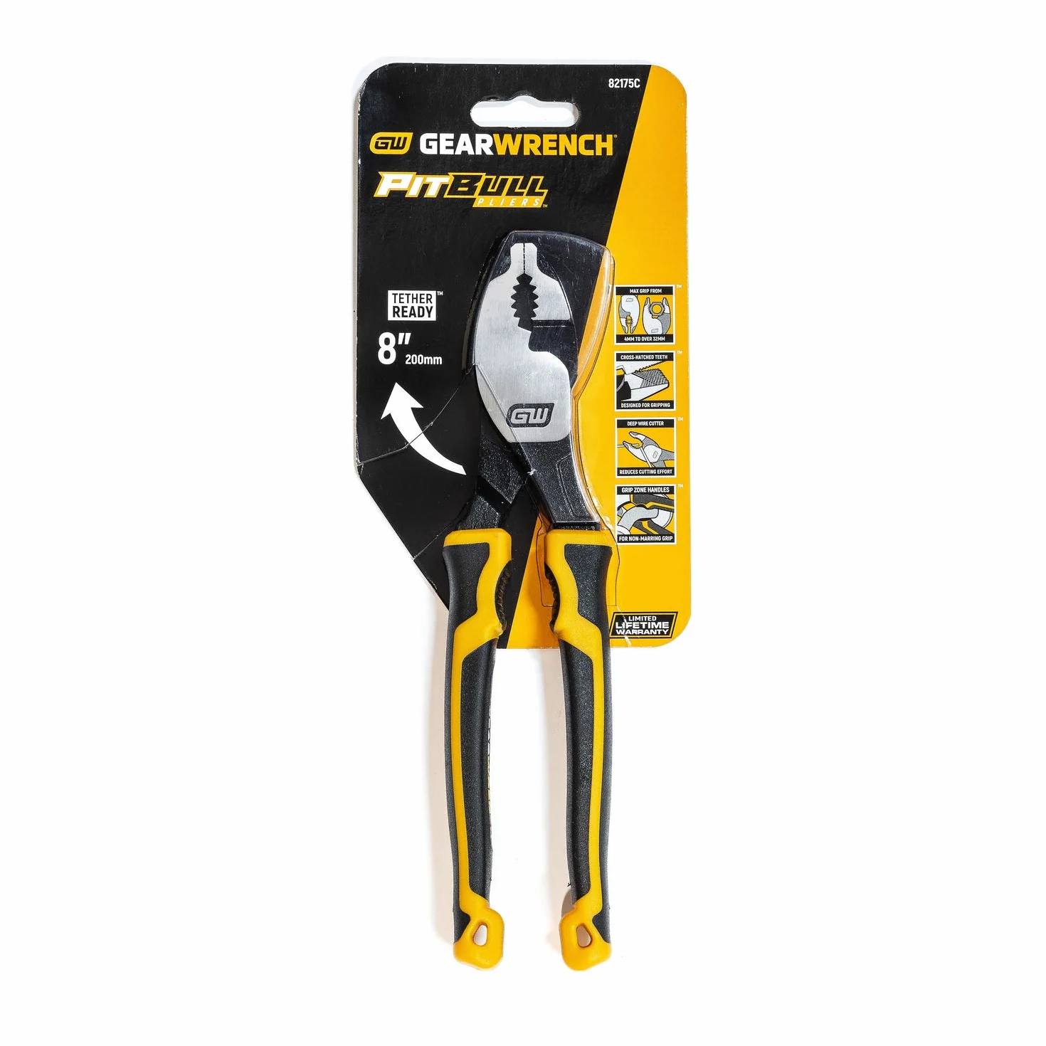 GEARWRENCH 20.3 cm Pitbull Podwójne szczypce do przegubów ślizgowych - 82175C