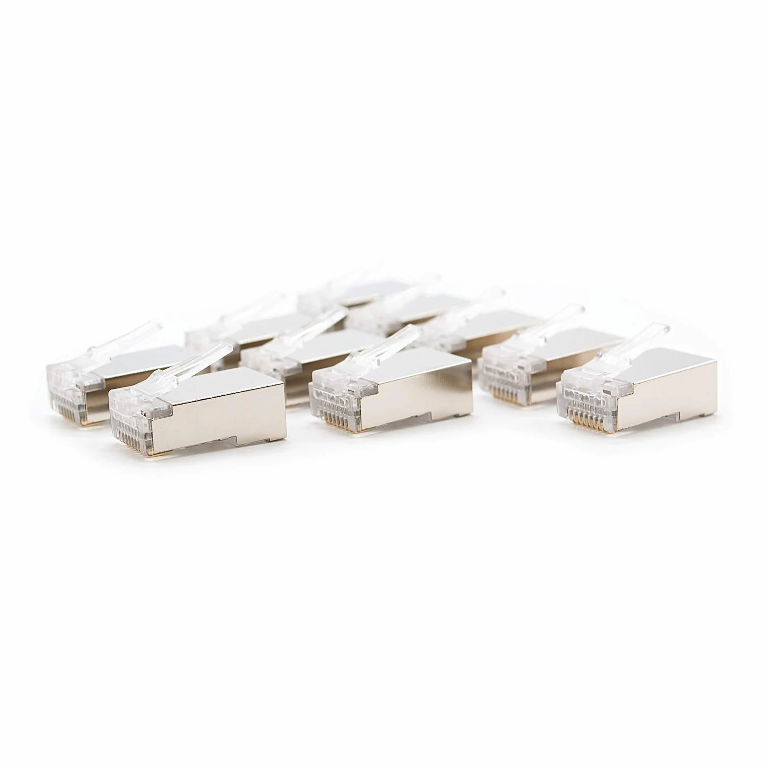 Nanocable 10.21.0103 - przyłącze do kabla sieciowego RJ45 Ethernet, 8-żyłowy CAT.5e FTP, worek z 10 jednostkami