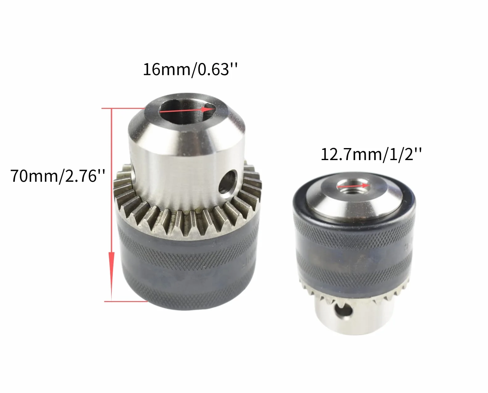 CHANCS 1/2-20UNF 3,0 mm-16 mm klucz wiertarski szybka wymiana adapter wiertarski z młotkiem elektrycznym SDS okrągły trzonek do akcesoriów wiertarskich