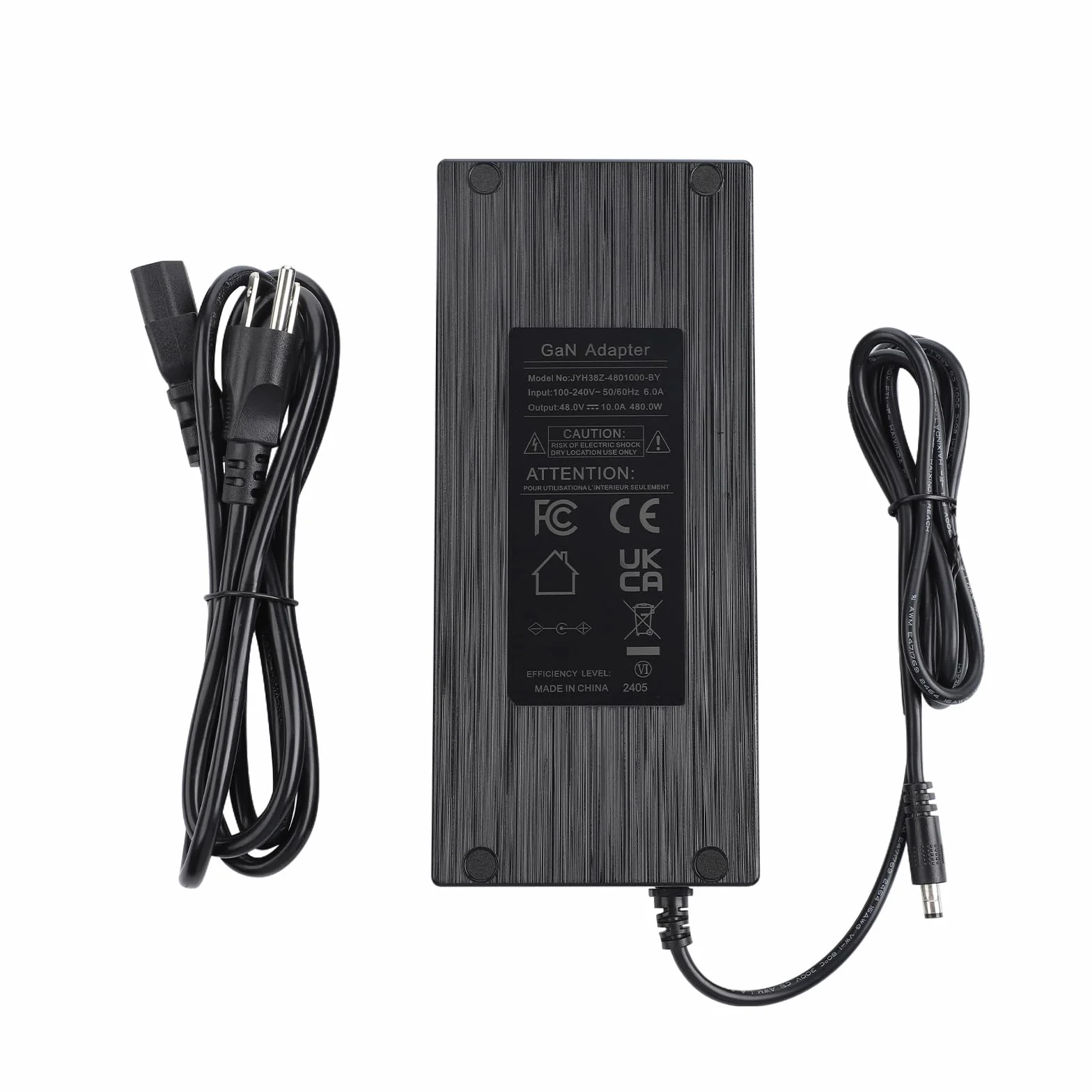 AIYIMA DC48V 10A GaN Power Supply Adapter AC110/220V for TPA3255 Stereo Class D Amplifier A07