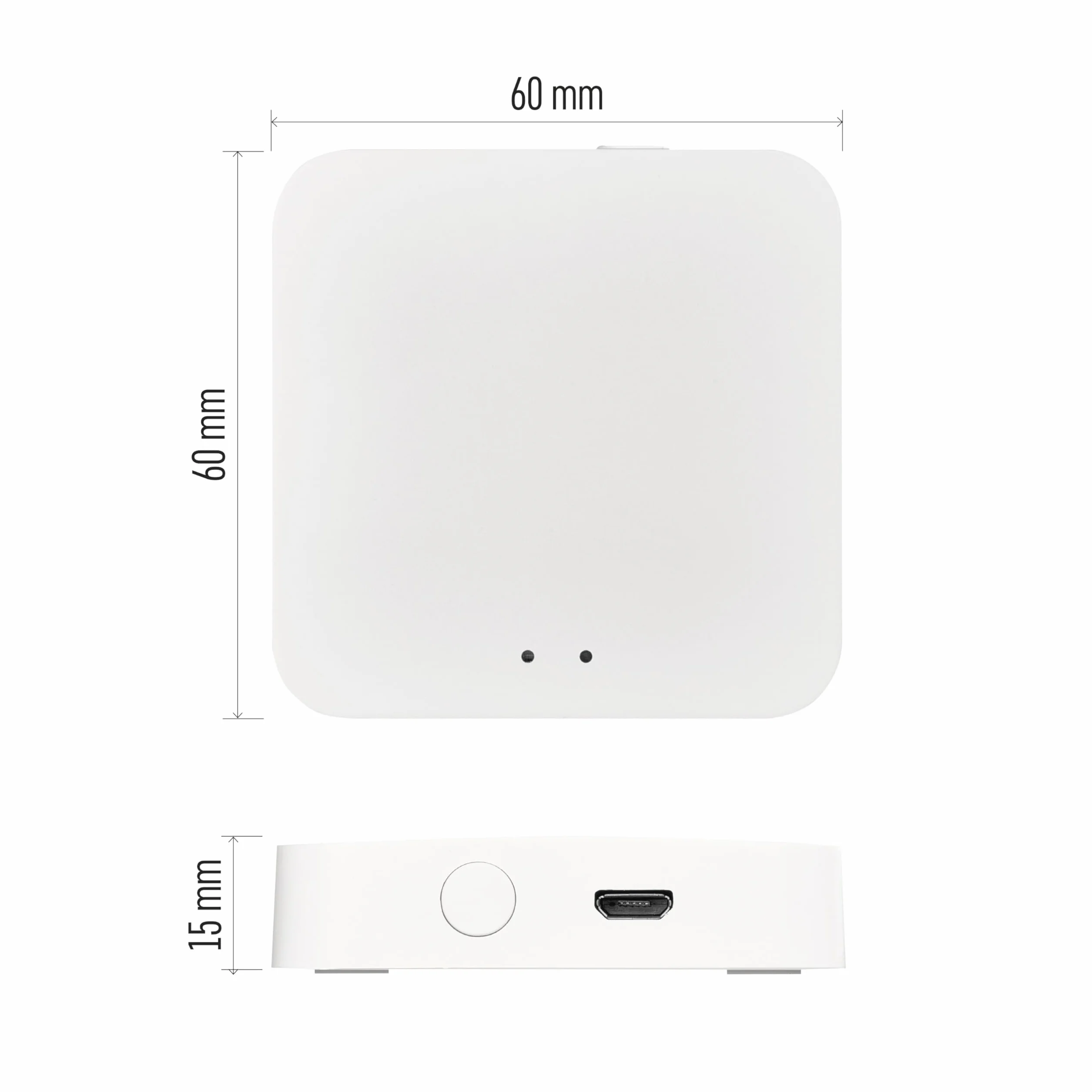 EMOS GoSmart ZigBee Gateway IP-1000Z Smart Home Hub kompatybilny z Tuya Smart Life Bluetooth WiFi 2,4 GHz biały