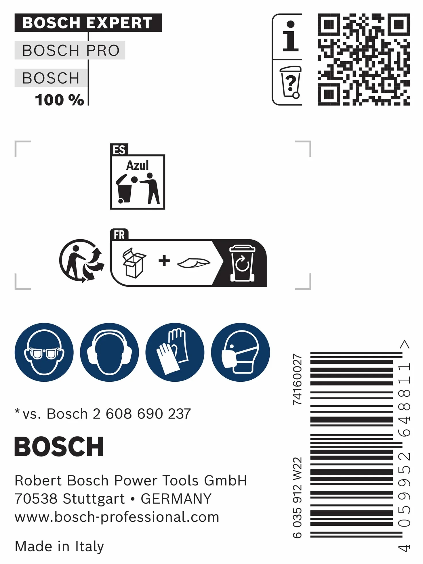 Bosch 10x Dłuto płaskie EXPERT SDS max-8C (do Beton, Cegła, Długość 400 mm, Professional Akcesoria Młot udarowo-obrotowy)