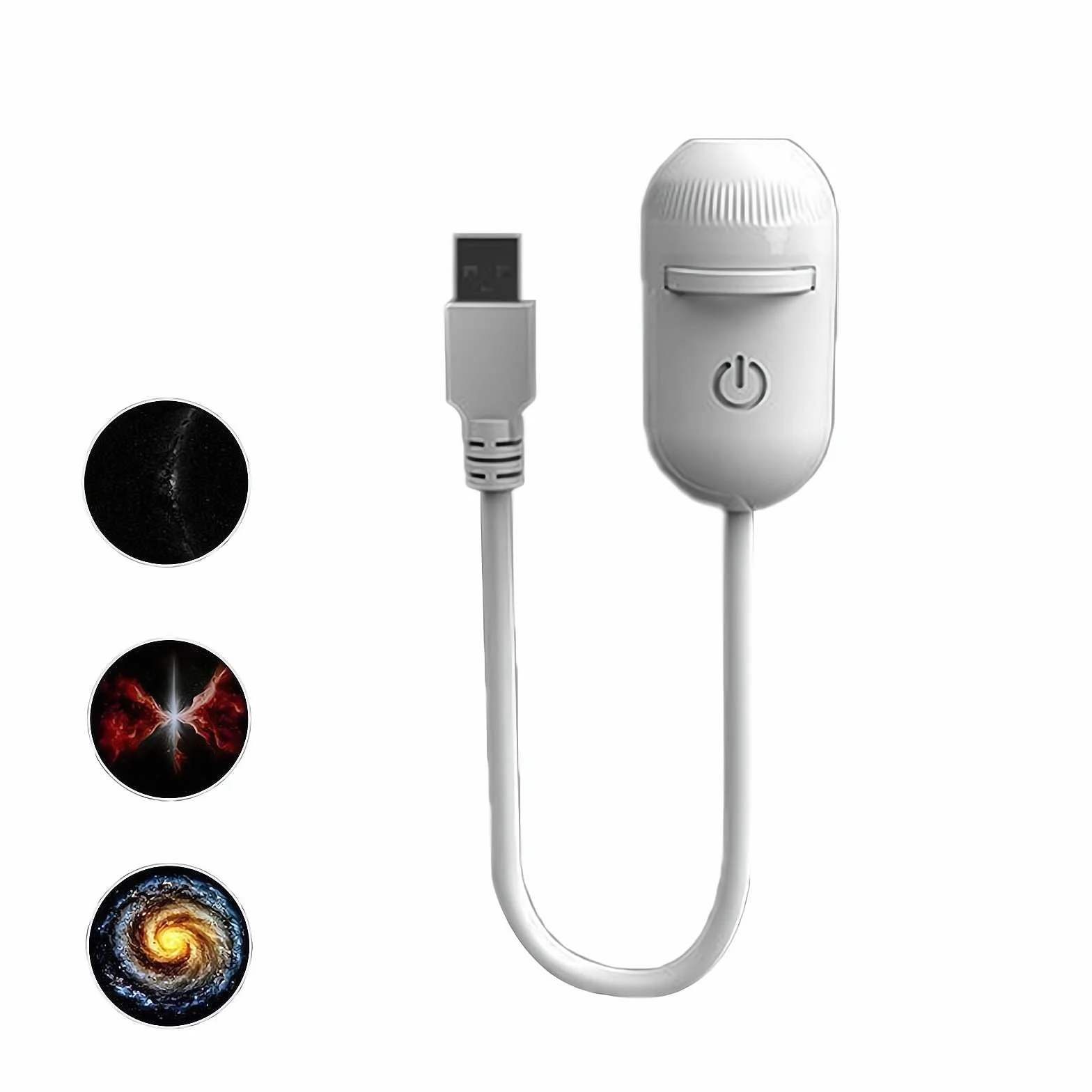 2 w 1 projektor USB Galaxy lampka nocna, sterowanie jednym dotknięciem z trybami ściemniania i regulacją prędkości, przenośny projektor gwiaździstego nieba do samochodu, sypialni, podróży i pokoju