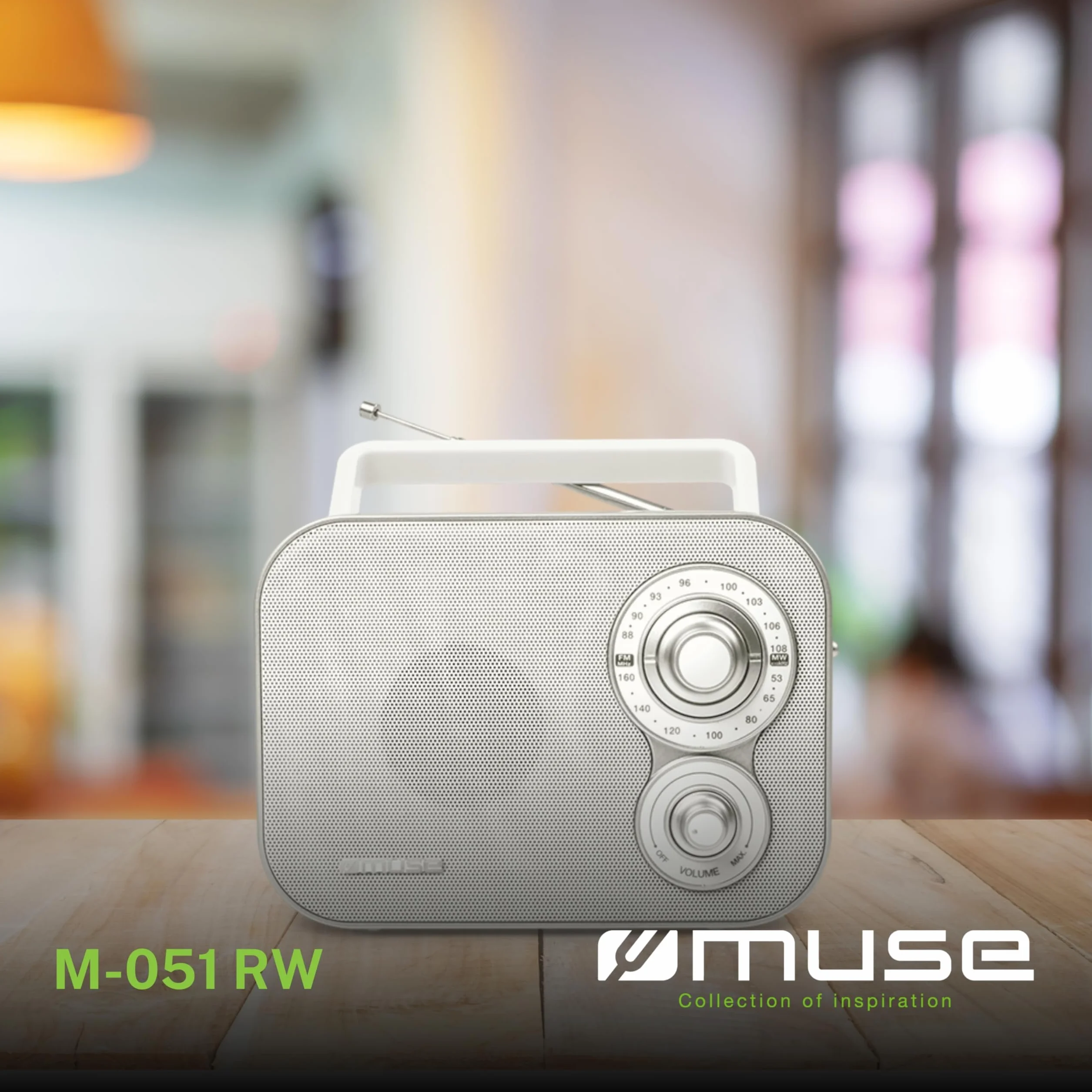 MUSE Radio M-051 RW Biały
