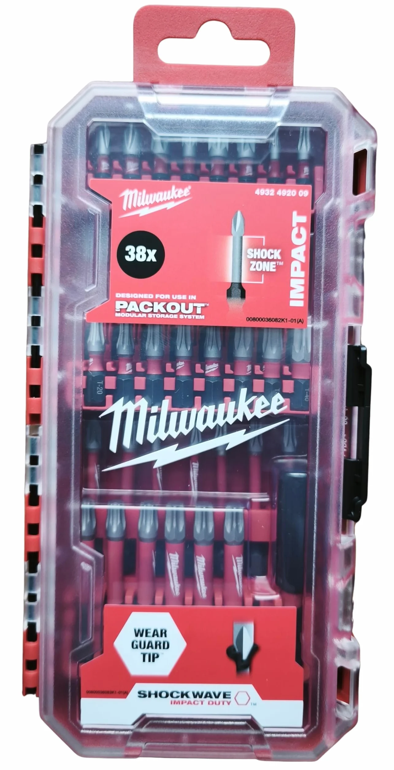 Milwaukee Shockwave 4932492009 Zestaw 38 bitów
