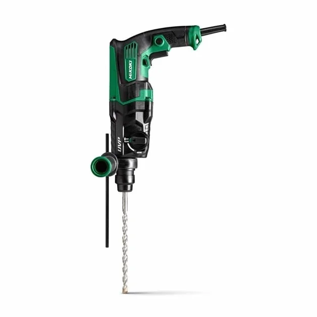 HIKOKI DH28PBY2WSZ - Martillo ligero combinado SDS-Plus 2 pozyciones 850W 3.0J 1100 obr/min 4300 imp hasta 28 mm hormigón con maletín DH28PBY2Z