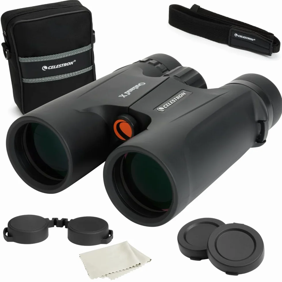 Celestron 71346 Outland X 8x42 Roof Prism Binoculars, Black