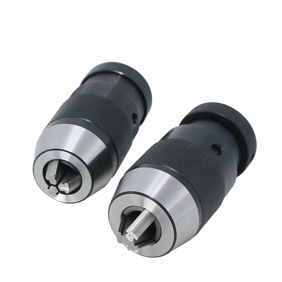 1 x B12 B16 B18 B22 uchwyt wiertarski, szybkozaciskowy uchwyt wiertarski, samozaciskowy, automatyczna blokada, zakres mocowania 110 mm, 113 mm, 116 mm (nr 3322) (B16 1-16 mm)