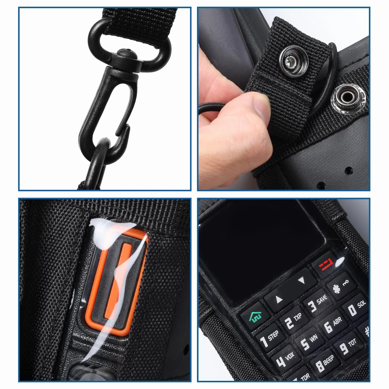 Baofeng RCH25 Etui ochronne UV-25-Walkie-Talkie czarny