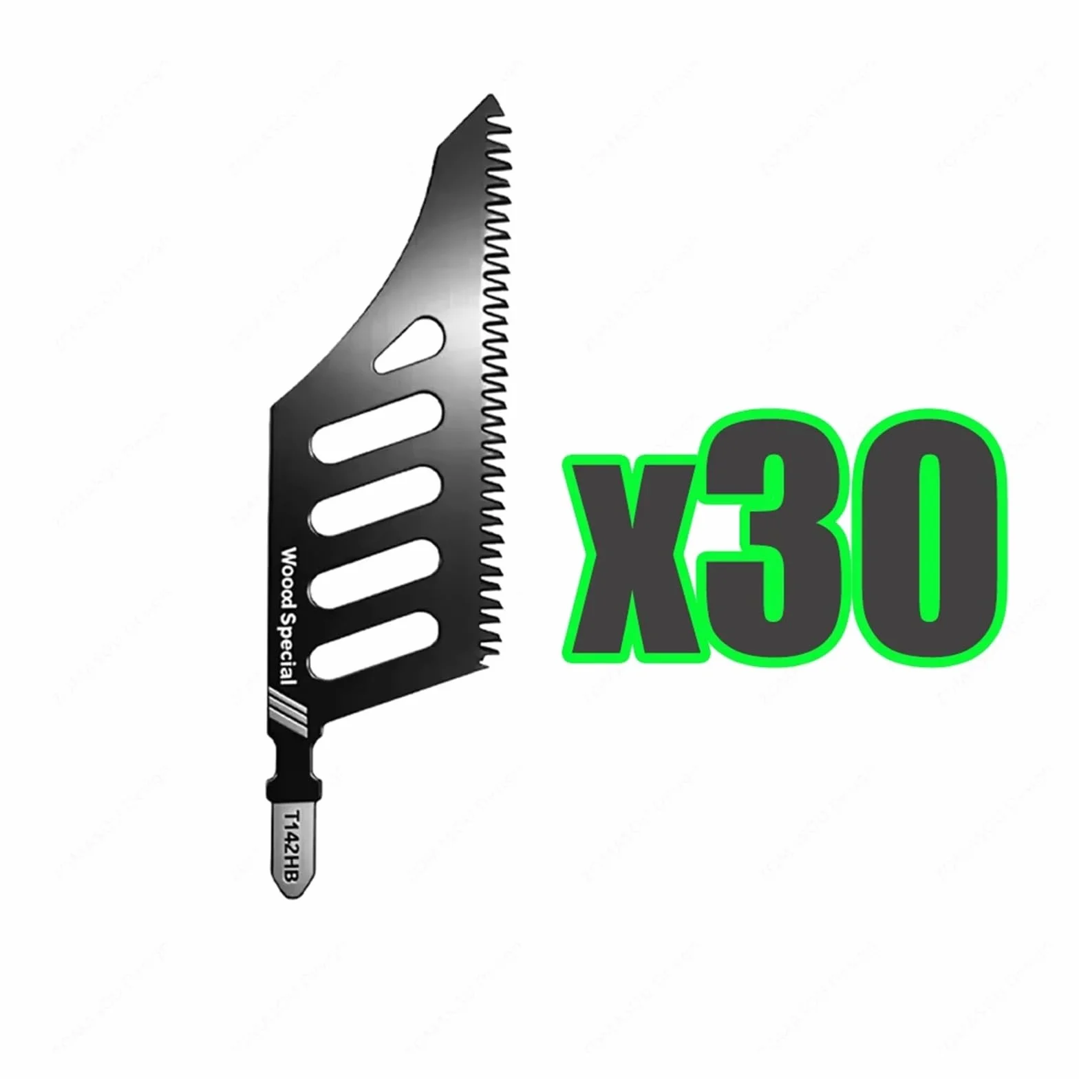 1-60 sztuk T142HB brzeszczoty do wyrzynarek Heavy Duty nieregularna krzywa szlifierka do drewna zęby tnące do precyzyjnego narzędzia tnącego(30pcs)