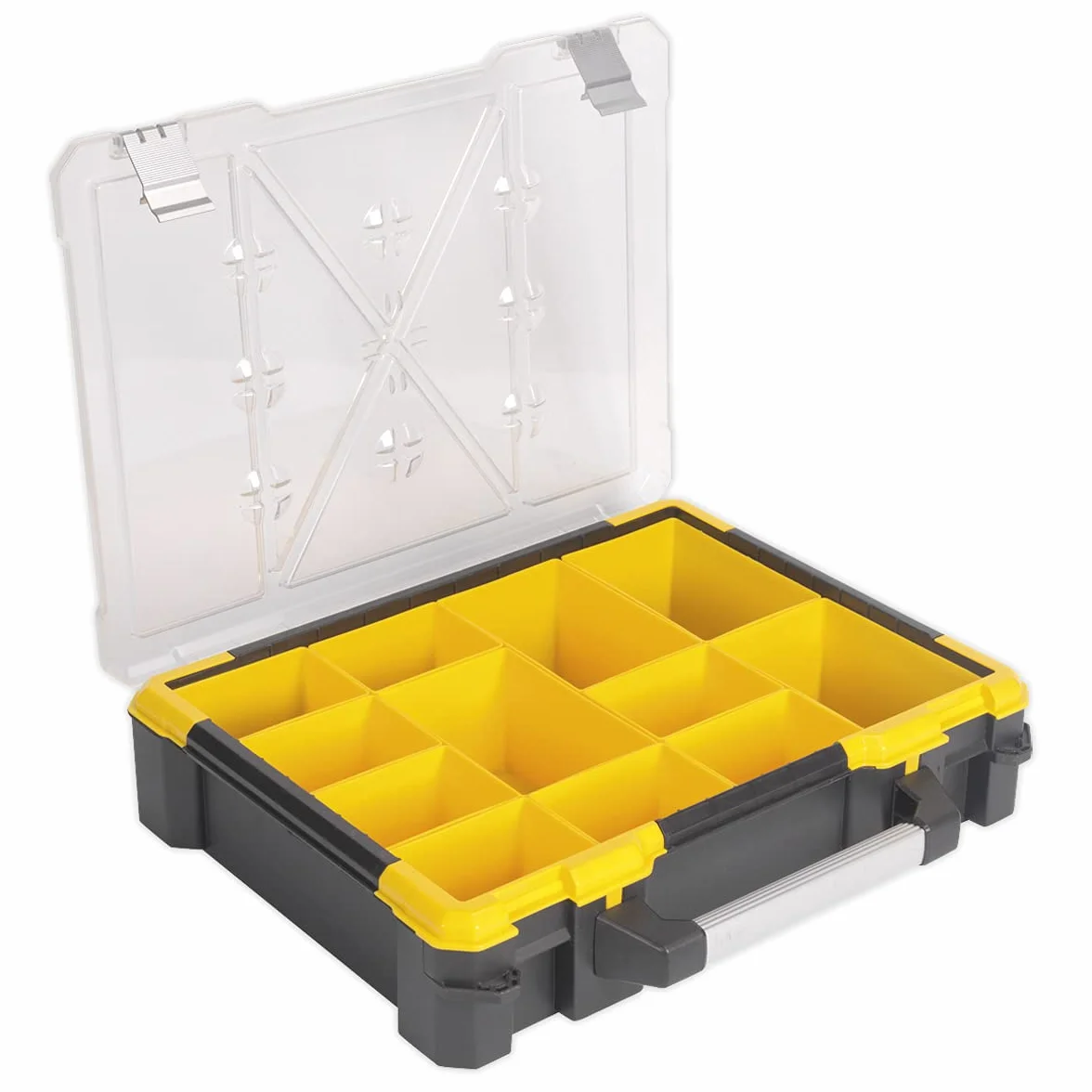 SEALEY apas12r Pièces Étui de rangement avec 12 compartiments amovible