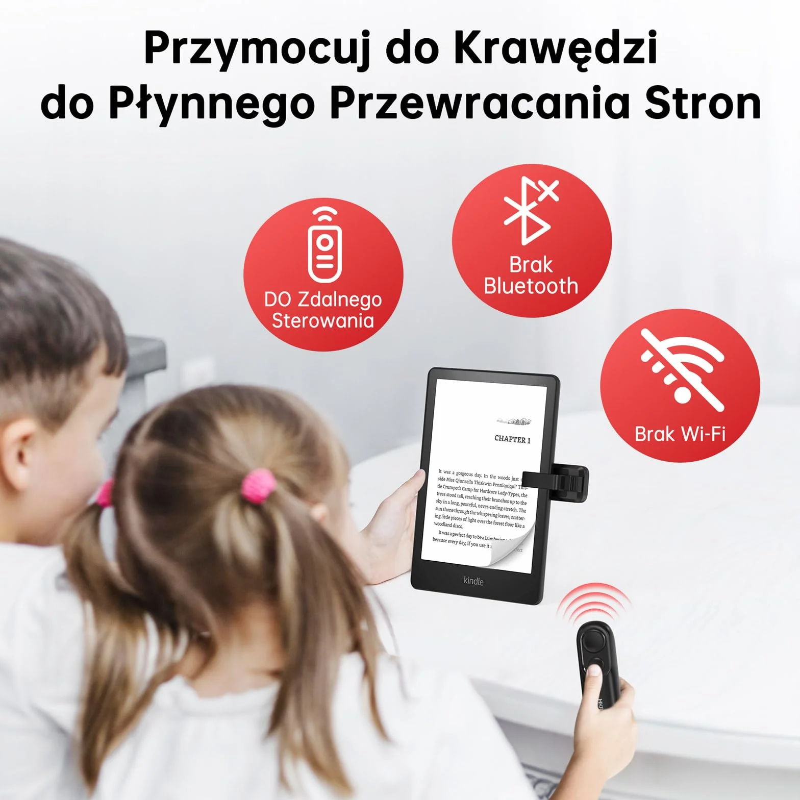 Zmieniacz stron do Kindle Paperwhite Oasis, pilot obracania stron