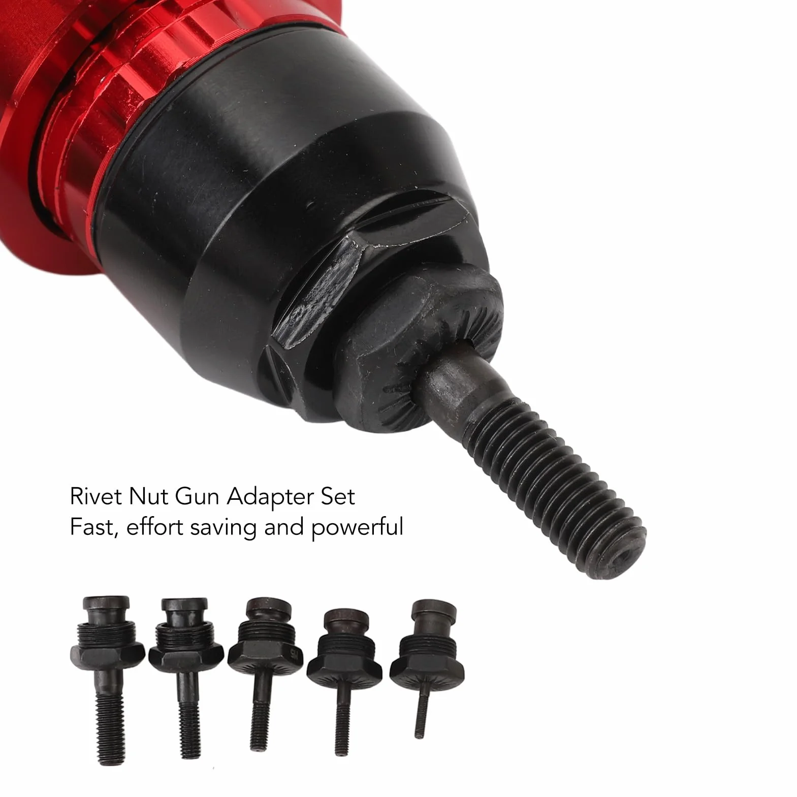 Wiertarka Akumulatorowa Elektryczny Adapter do Nitownicy Zestaw Adapterów do Wierteł do Nitonakrętek Wszechstronny, Przenośny Łatwy w Użyciu Adapter do Wiertarki do Nitonakrętek do Pojazdów Kempingowy