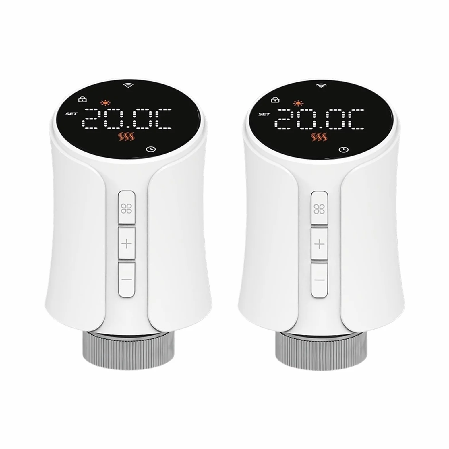 Inteligentny Termostat Tuya WiFi, Siłownik Grzejnikowy, Głowica Termostatyczna TRV, Regulator Temperatury, Sterowanie Głosem W Domu Informacja O ZgodnośCi(2pcs-WiFi)