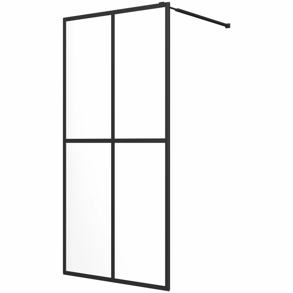 Fengshui Ścianka prysznicowa Walk-in prysznic 140 x 195 cm szkło przezroczyste | Szkło bezpieczne 5 mm, aluminiowa rama, regulowany profil, łatwe czyszczenie
