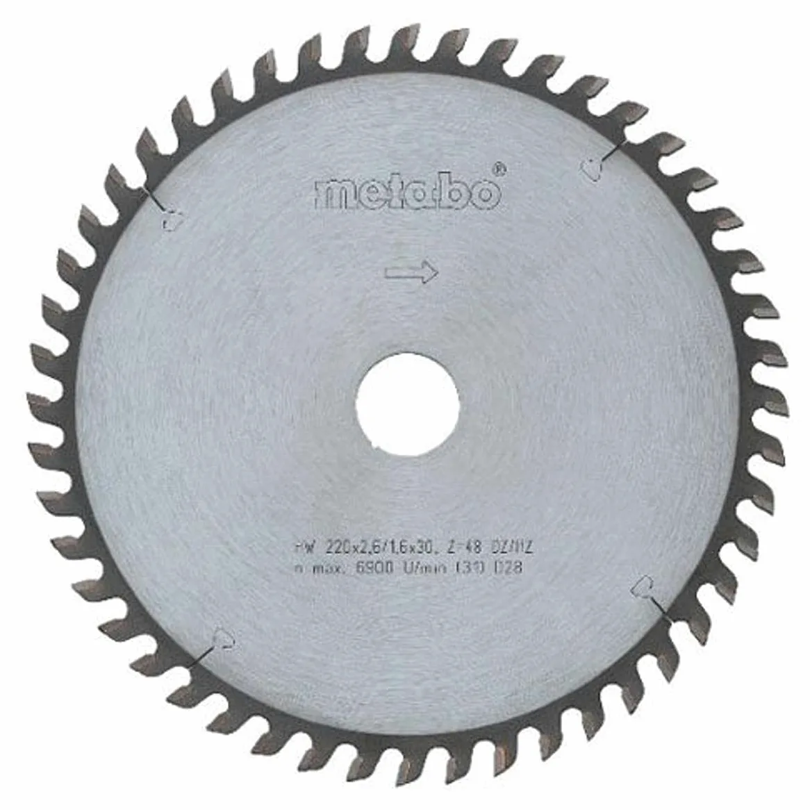 Metabo 628058000 brzeszczot piły tarczowej HW/CT 315x30, 84 WZ 10°