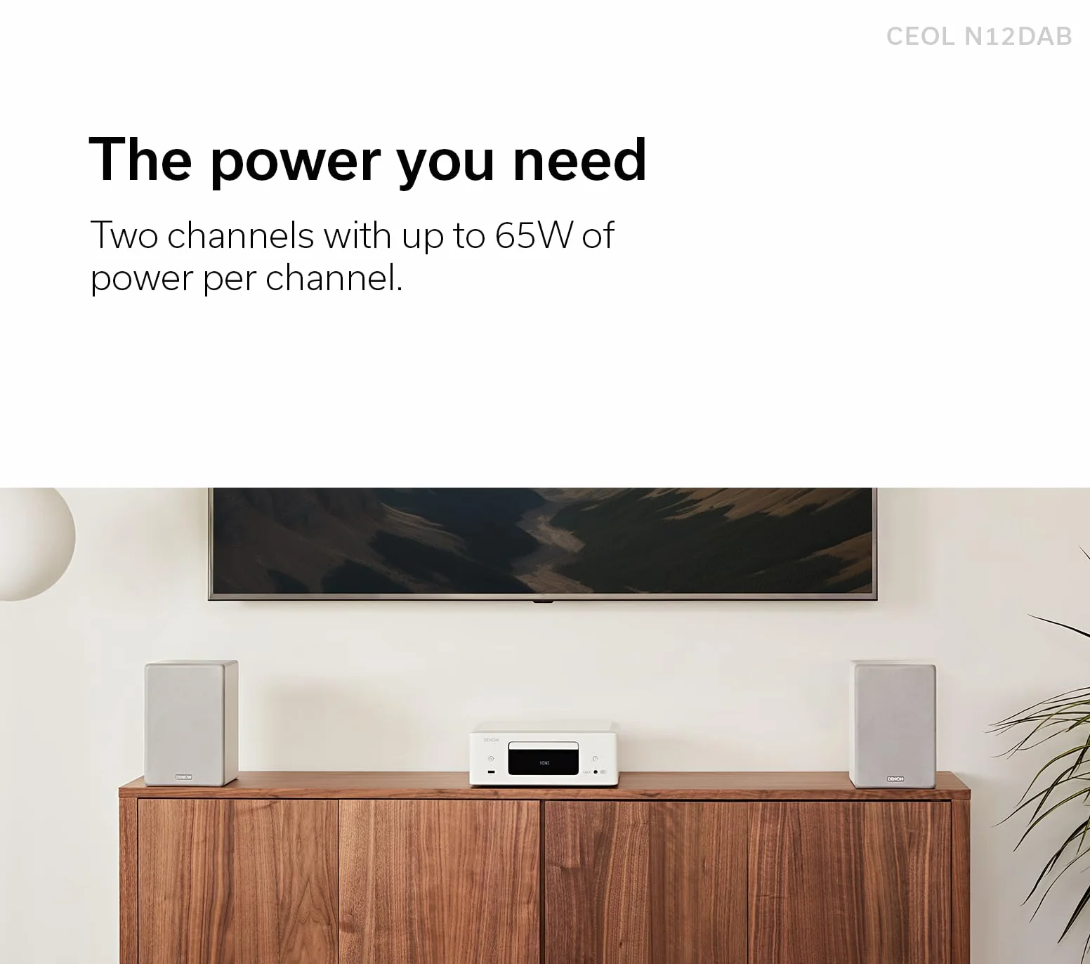Denon CEOL N12DAB system all-in-one z CD, DAB/FM, HDMI ARC, HEOS® - czarny